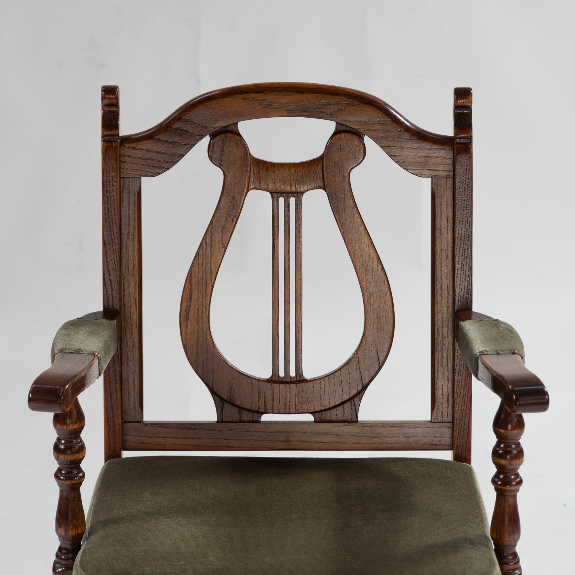5-piece dining set, British country style, oak wood, armchair, dining chair, dining table, antique style, Mitsukoshi