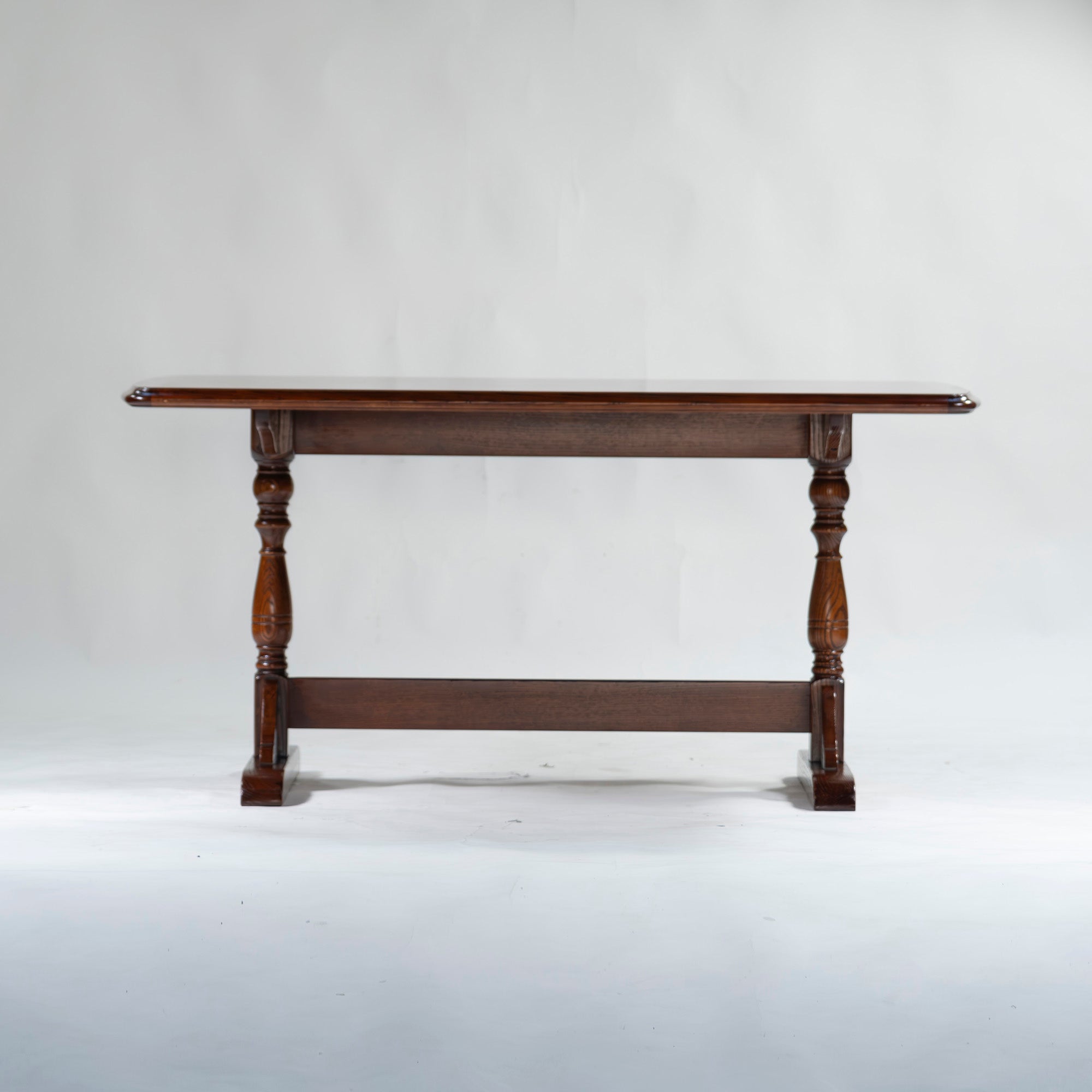 5-piece dining set, British country style, oak wood, armchair, dining chair, dining table, antique style, Mitsukoshi