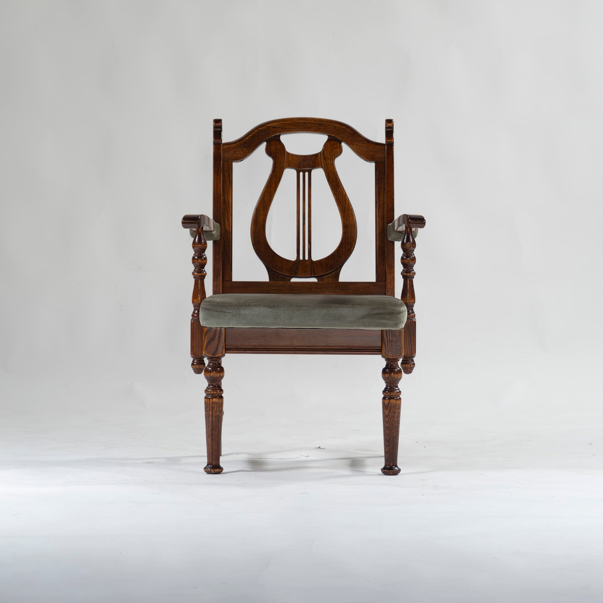 5-piece dining set, British country style, oak wood, armchair, dining chair, dining table, antique style, Mitsukoshi