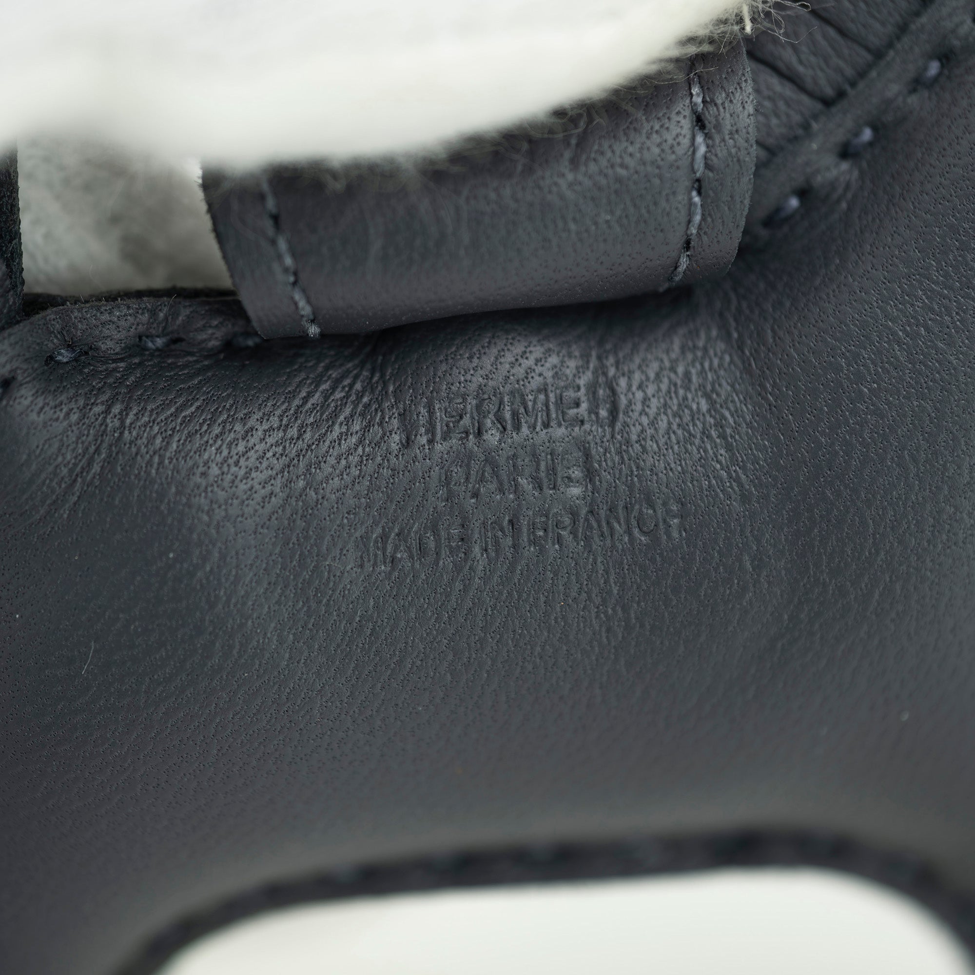 Hermes Rodeo Charm PM W Engraved 2024 Made in Ardoise Anjou Milo Leather Boxed Good Condition