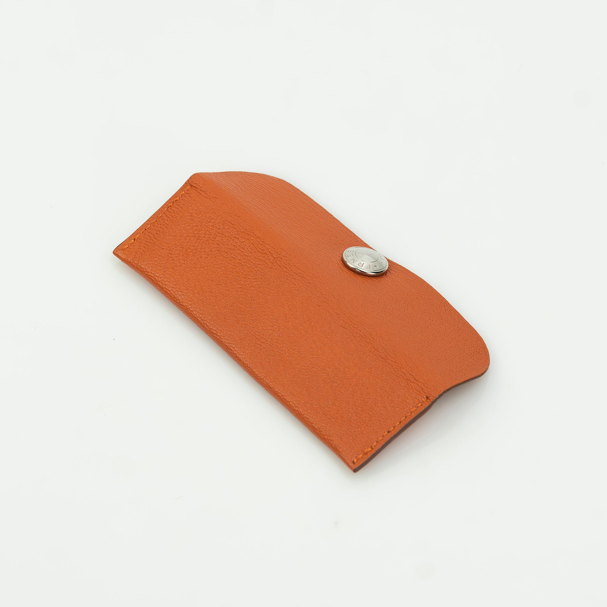 Hermes HERMES Etuipegne Buffalo Horn Comb Cushvel Case Orange