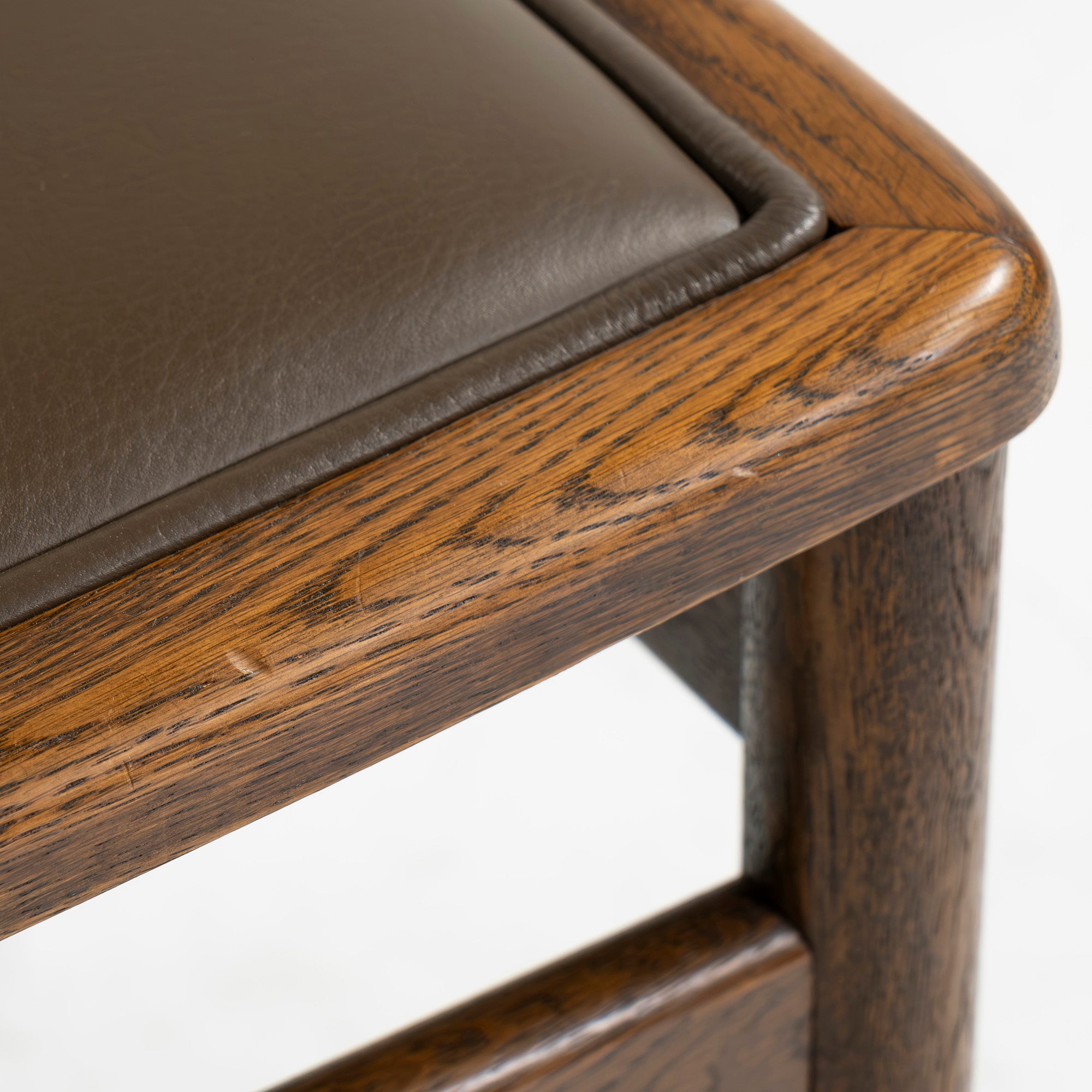 Conde House Lounge Chair Conde House Hock Oak Wood PU Leather (2) Living Chair LD Chair Dining Japan Vintage
