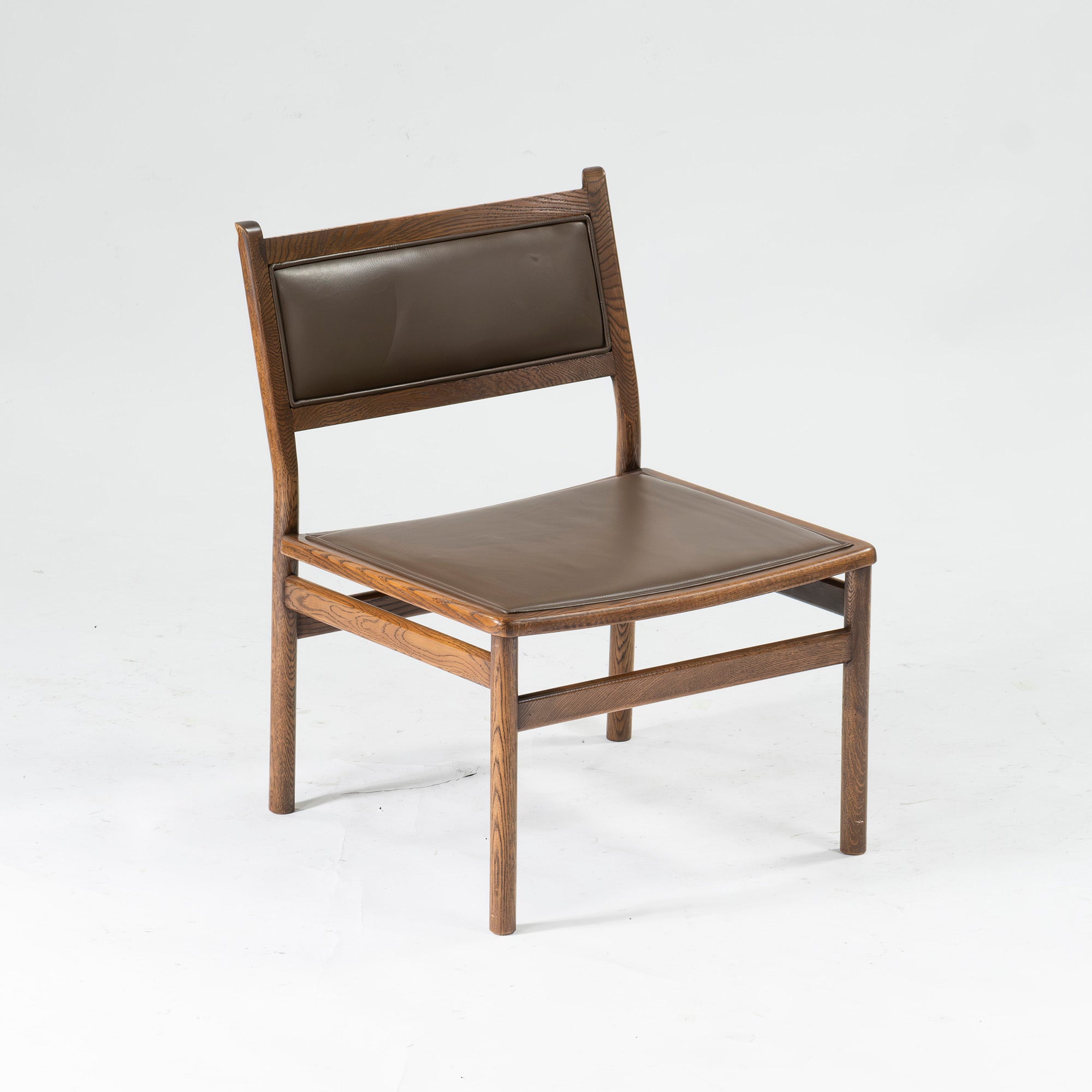 Conde House Lounge Chair Conde House Hock Oak Wood PU Leather (4) Living Chair LD Chair Dining Japan Vintage