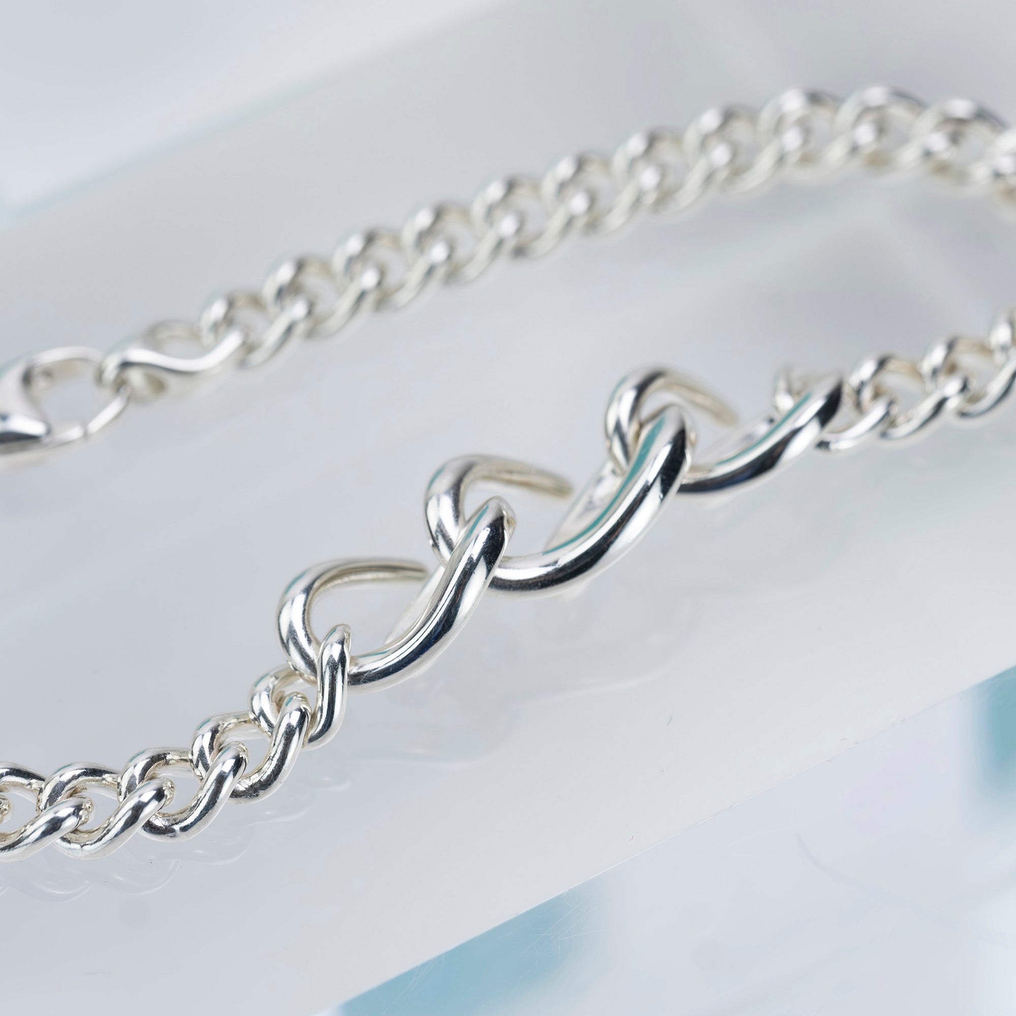 Tiffany & Co. Forged Link Bracelet, Women's Accessory, Silver 925