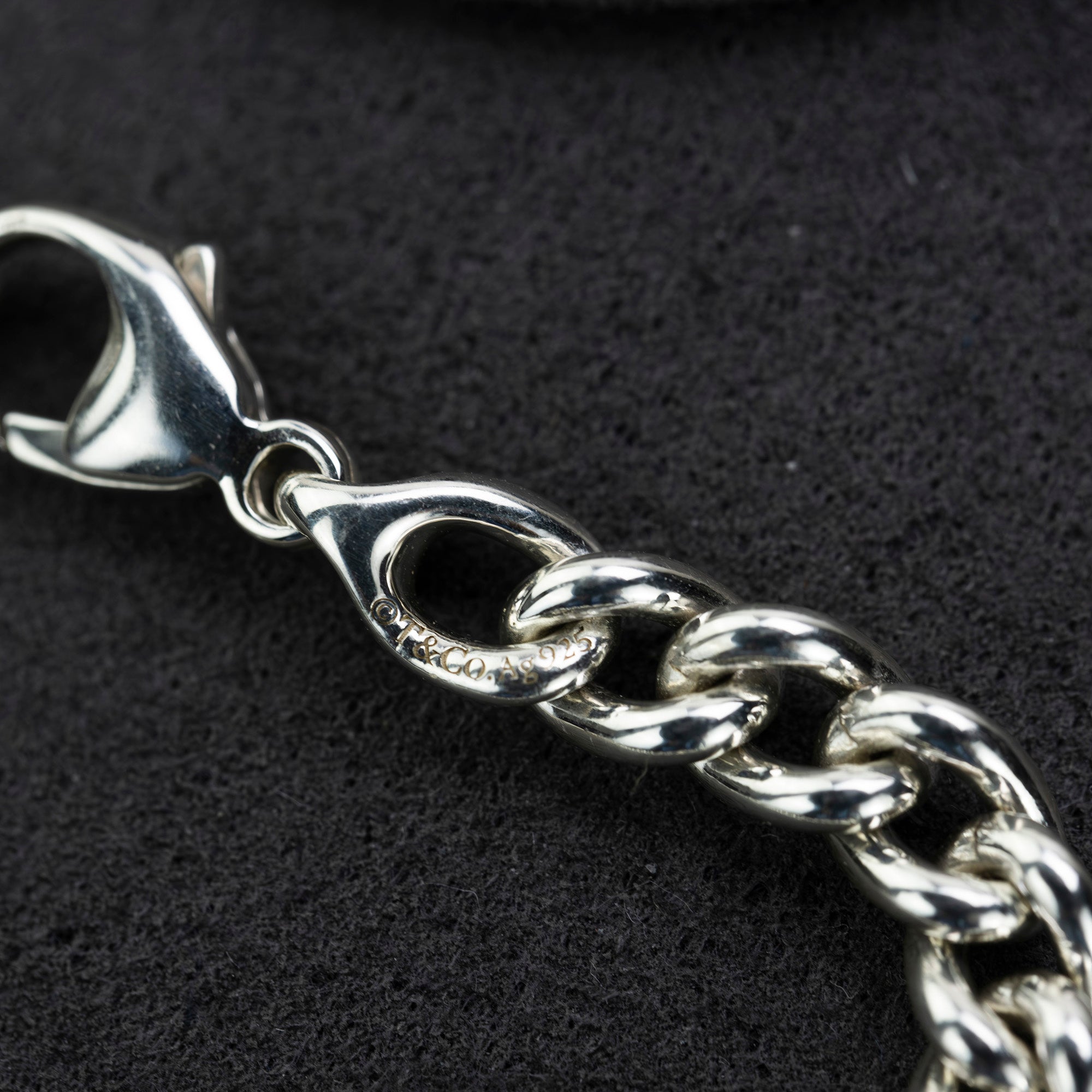 Tiffany & Co. Forged Link Bracelet, Women's Accessory, Silver 925