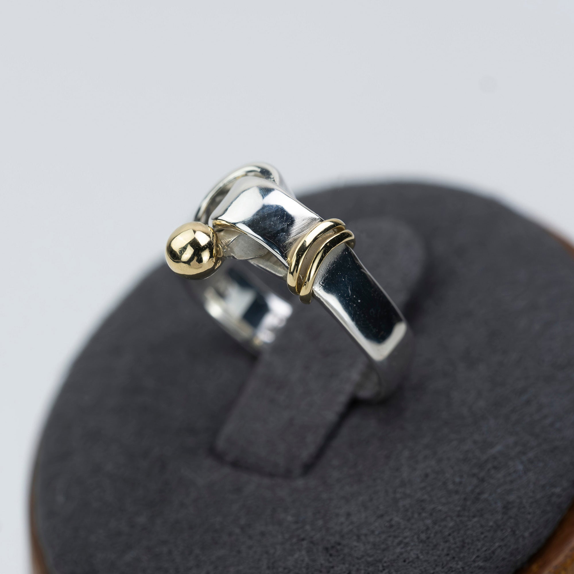 ティファニー TIFFANY&Co. フック&アイ リング 9号 レディースアクセサリー シルバー925 K18
