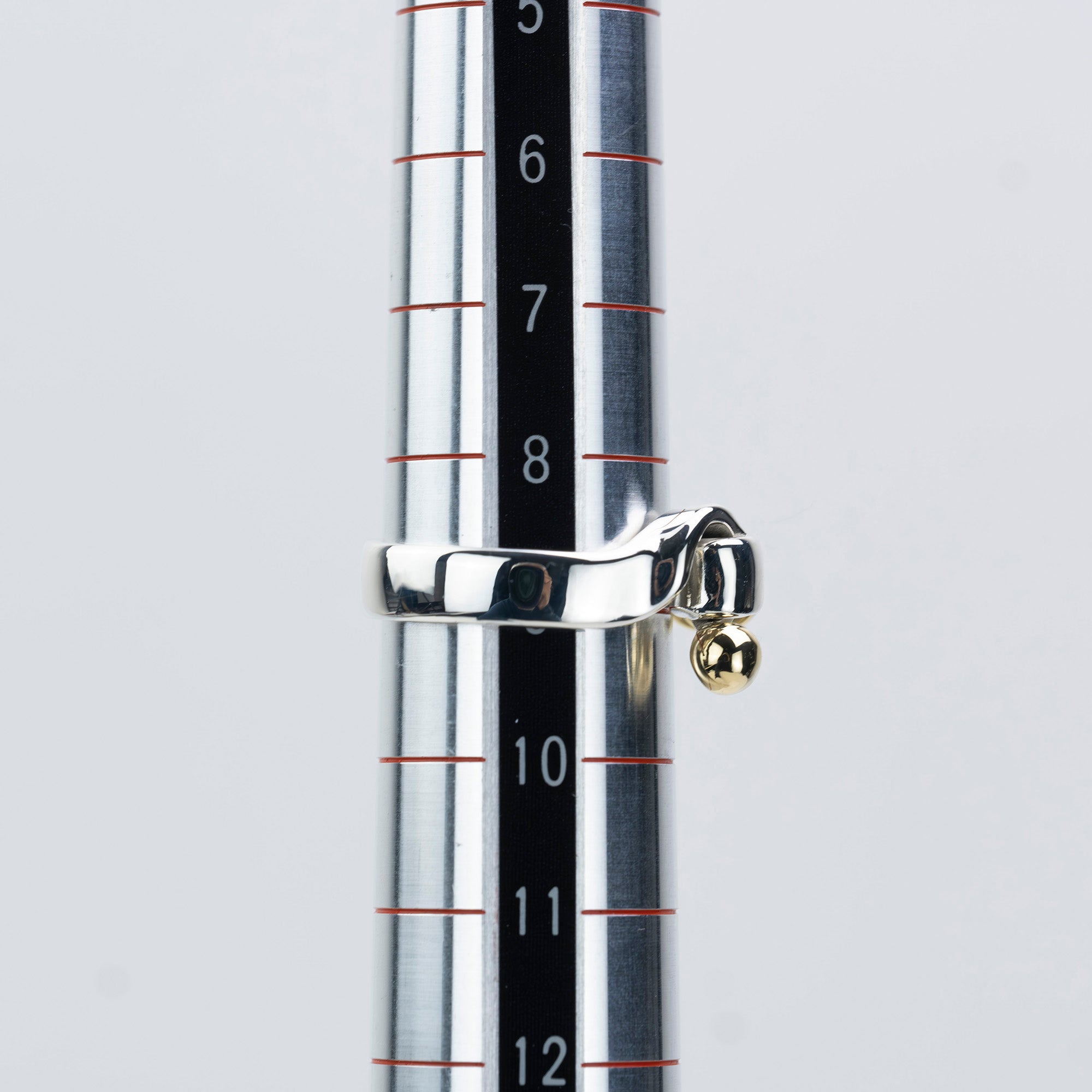 ティファニー TIFFANY&Co. フック&アイ リング 9号 レディースアクセサリー シルバー925 K18