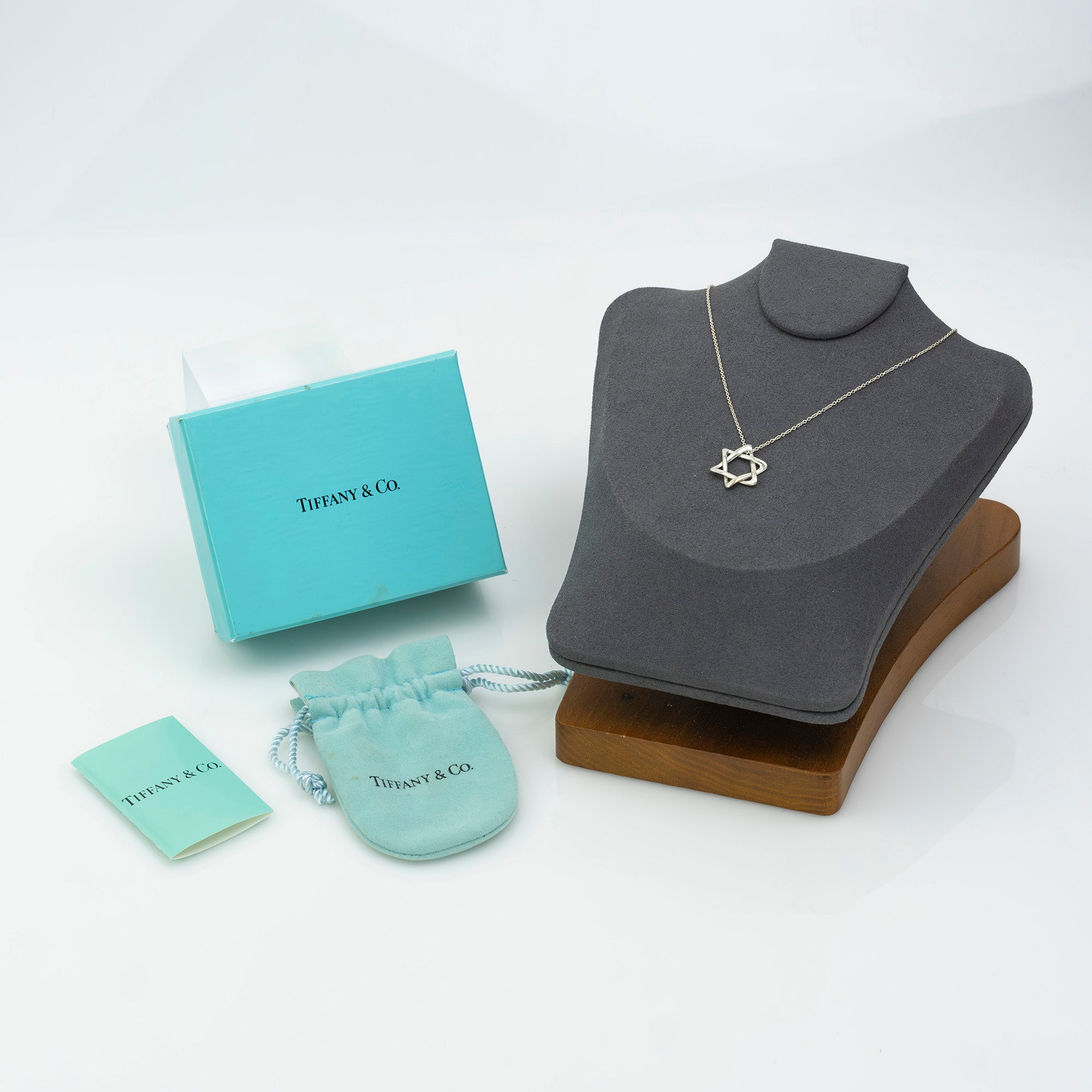 Tiffany & Co. Star of David Necklace, Women's Accessory, Silver 925