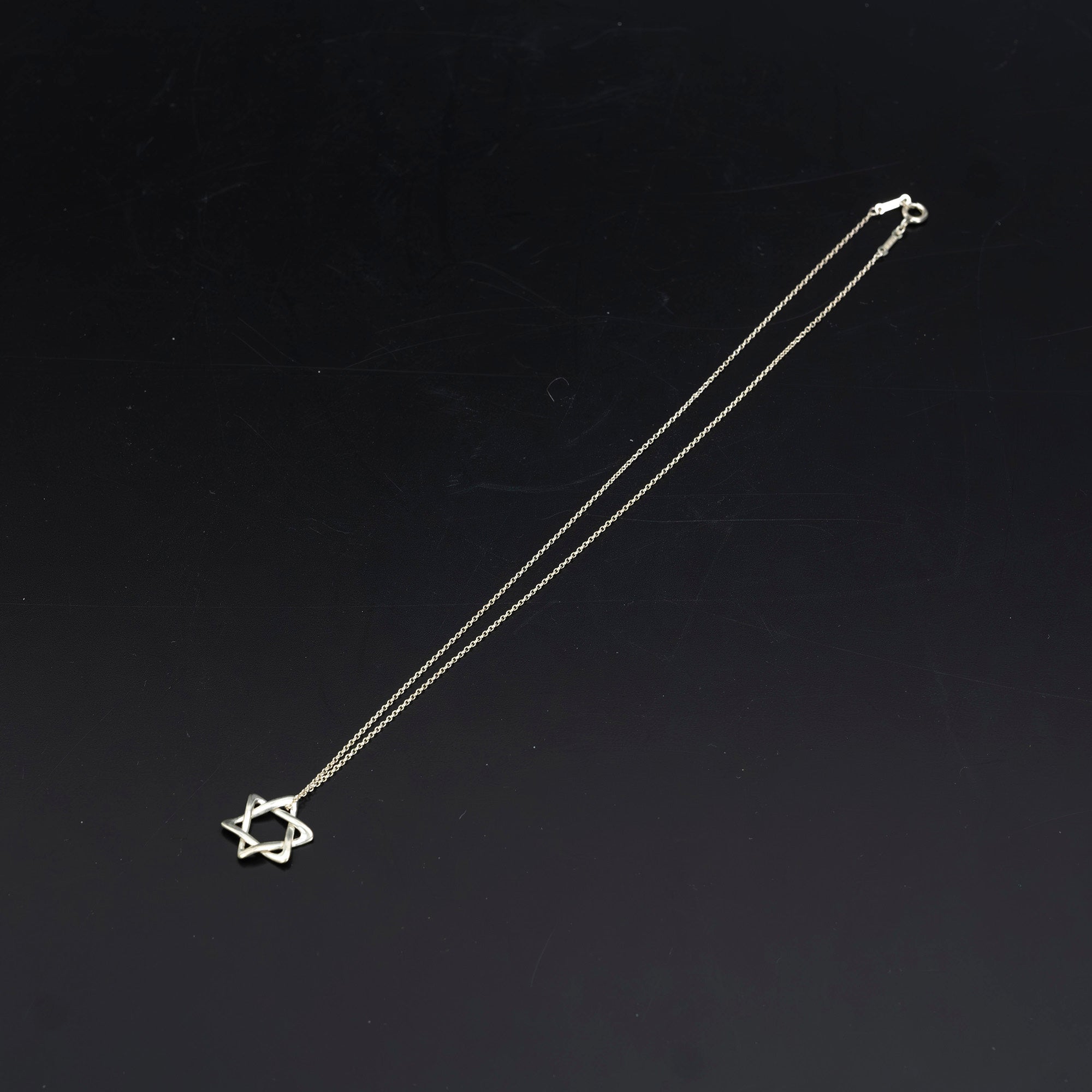 Tiffany & Co. Star of David Necklace, Women's Accessory, Silver 925