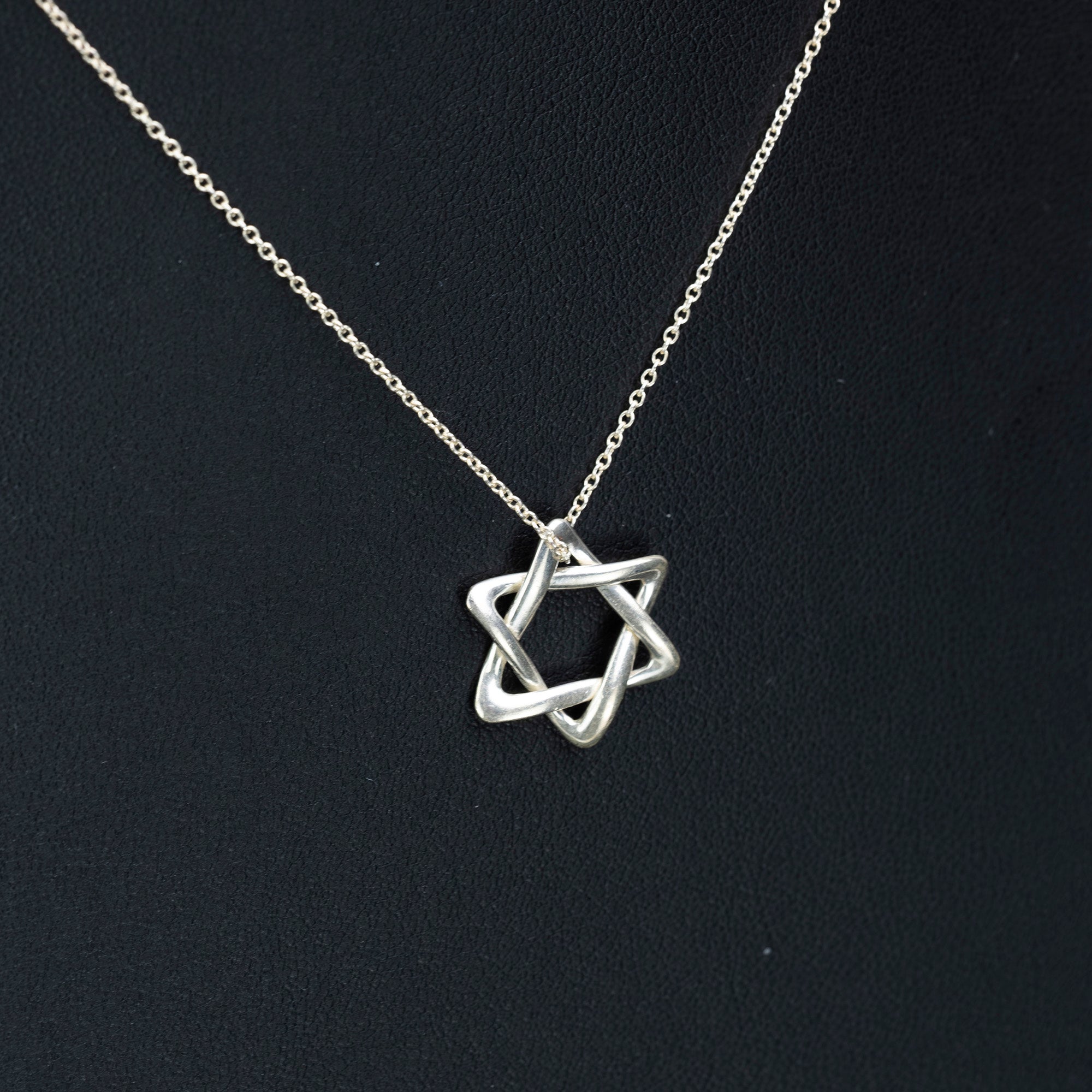 Tiffany & Co. Star of David Necklace, Women's Accessory, Silver 925