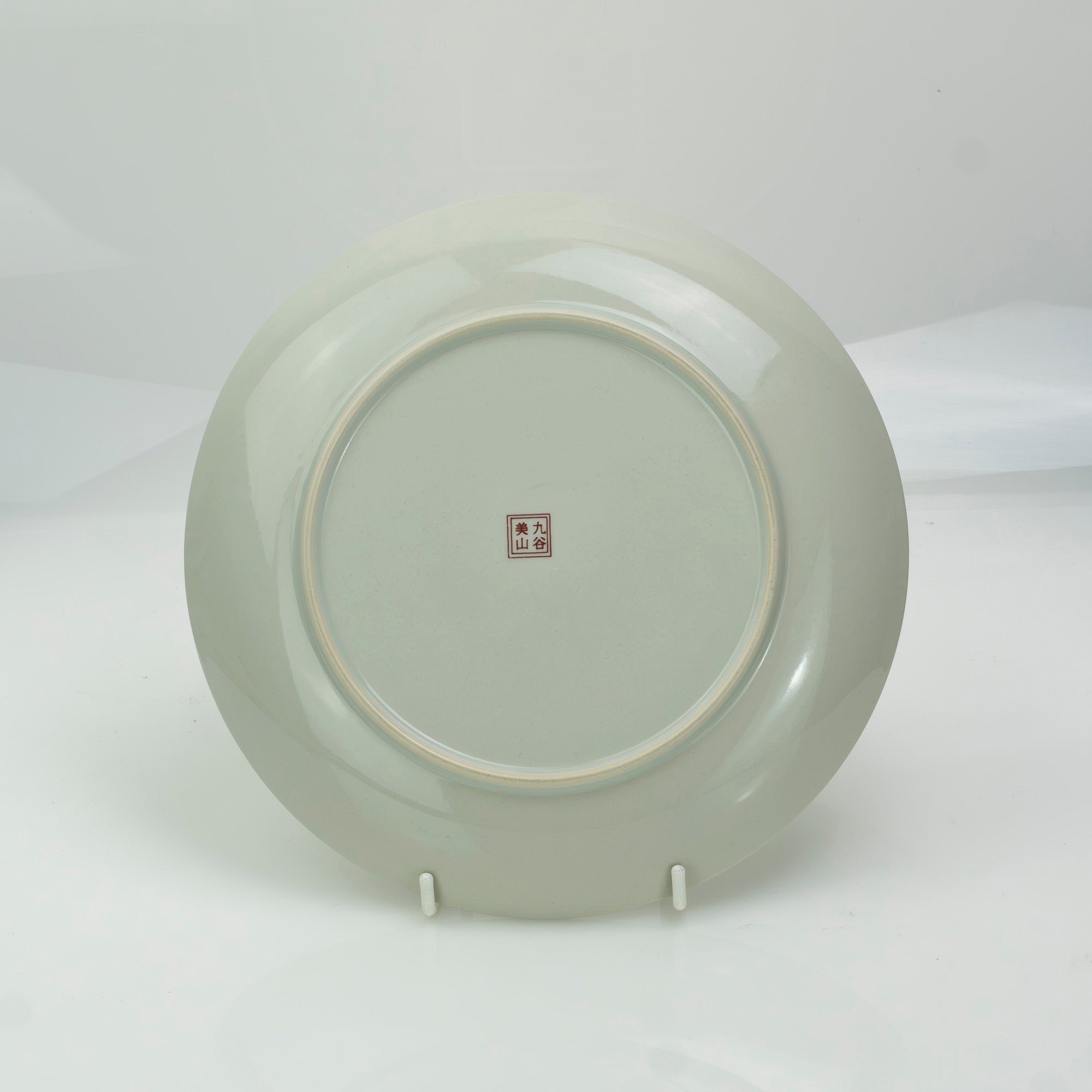 Kutani ware, Miyama kiln, picture change, set of 5 eight-inch plates, seasonal flowers, box included, 24cm size, good condition