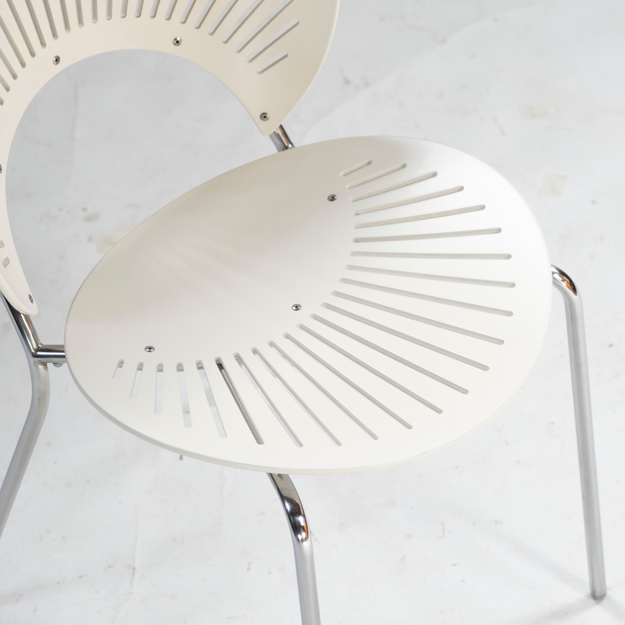 Dining Chair Fredericia Trinidad Chair White (1) Nanna Ditzel Nordic Modern Postmodern