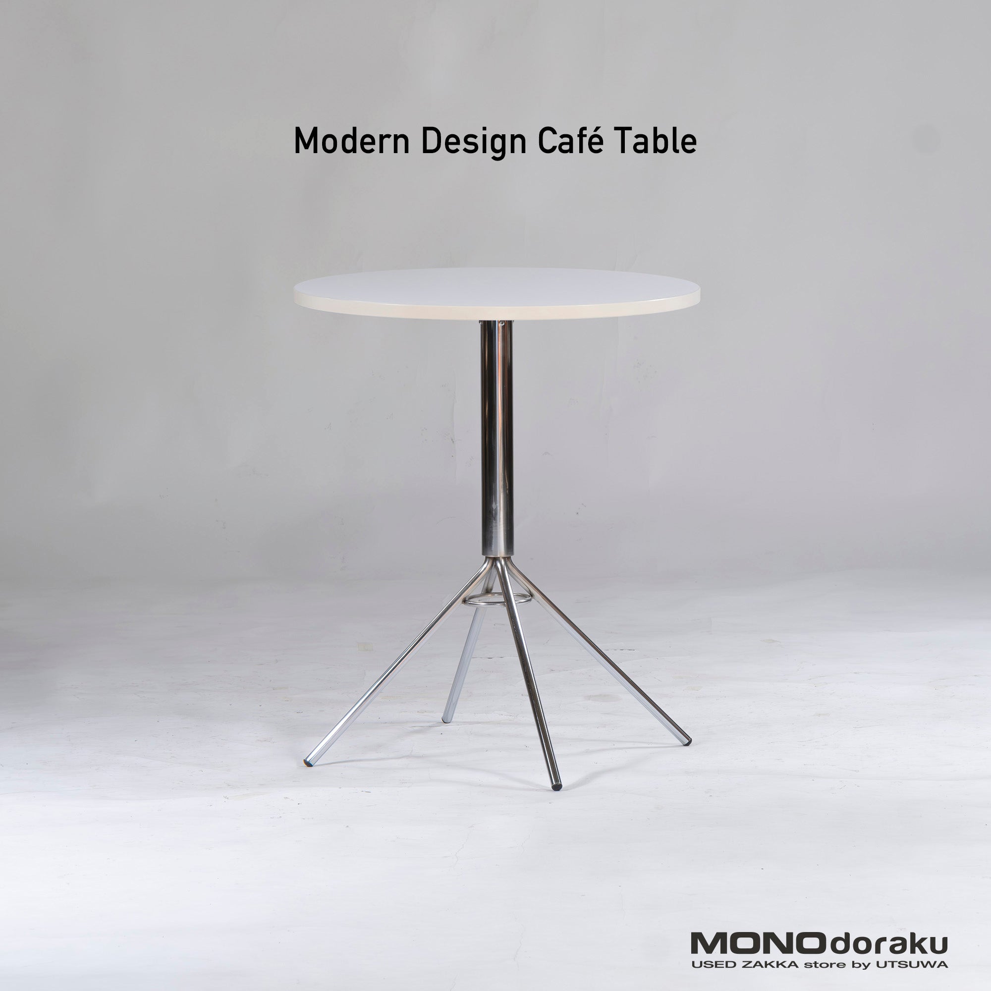 Cafe table, modern design, melamine top, φ60, simple modern, mid-century, tea table, dining table, flower stand