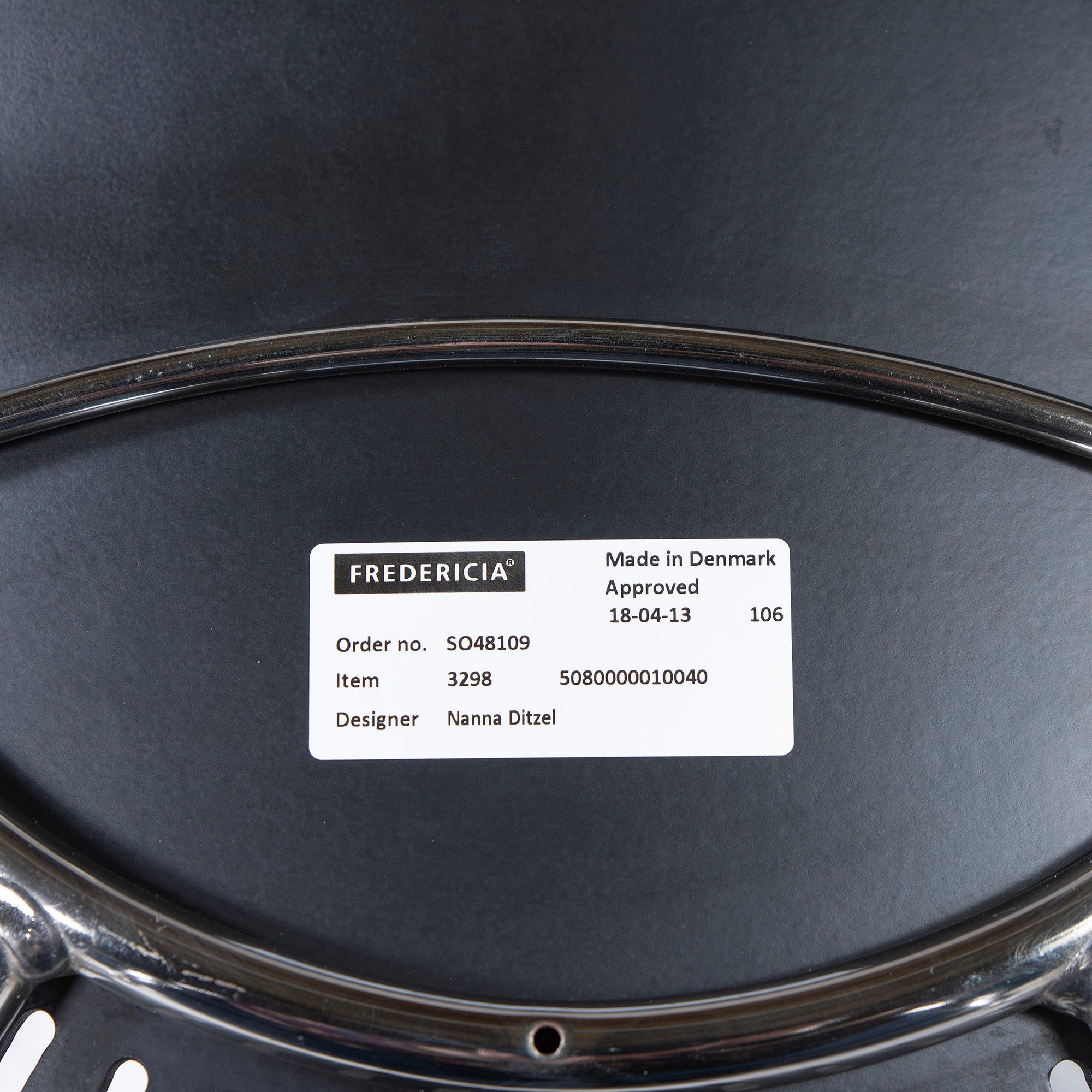 ダイニングチェア フレデリシア Fredericia Trinidad Chair トリニダードチェア ブラック(1) ナナディッツェル 北欧モダン ポストモダン