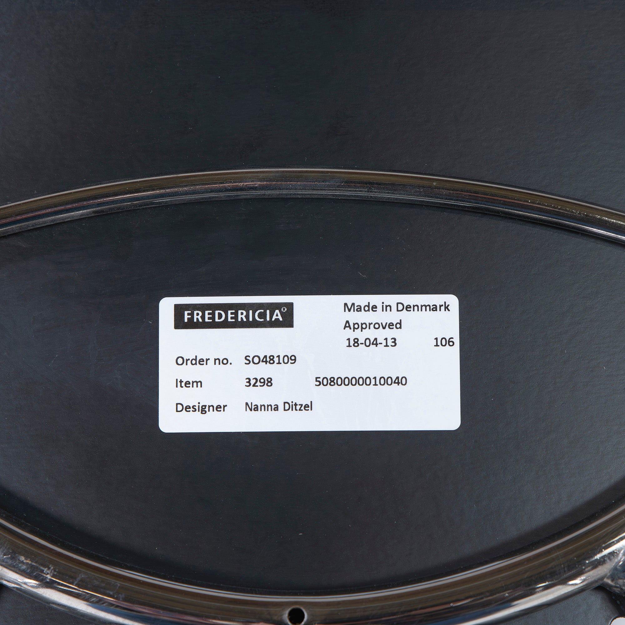 ダイニングチェア フレデリシア Fredericia Trinidad Chair トリニダードチェア ブラック(2) ナナディッツェル 北欧モダン ポストモダン