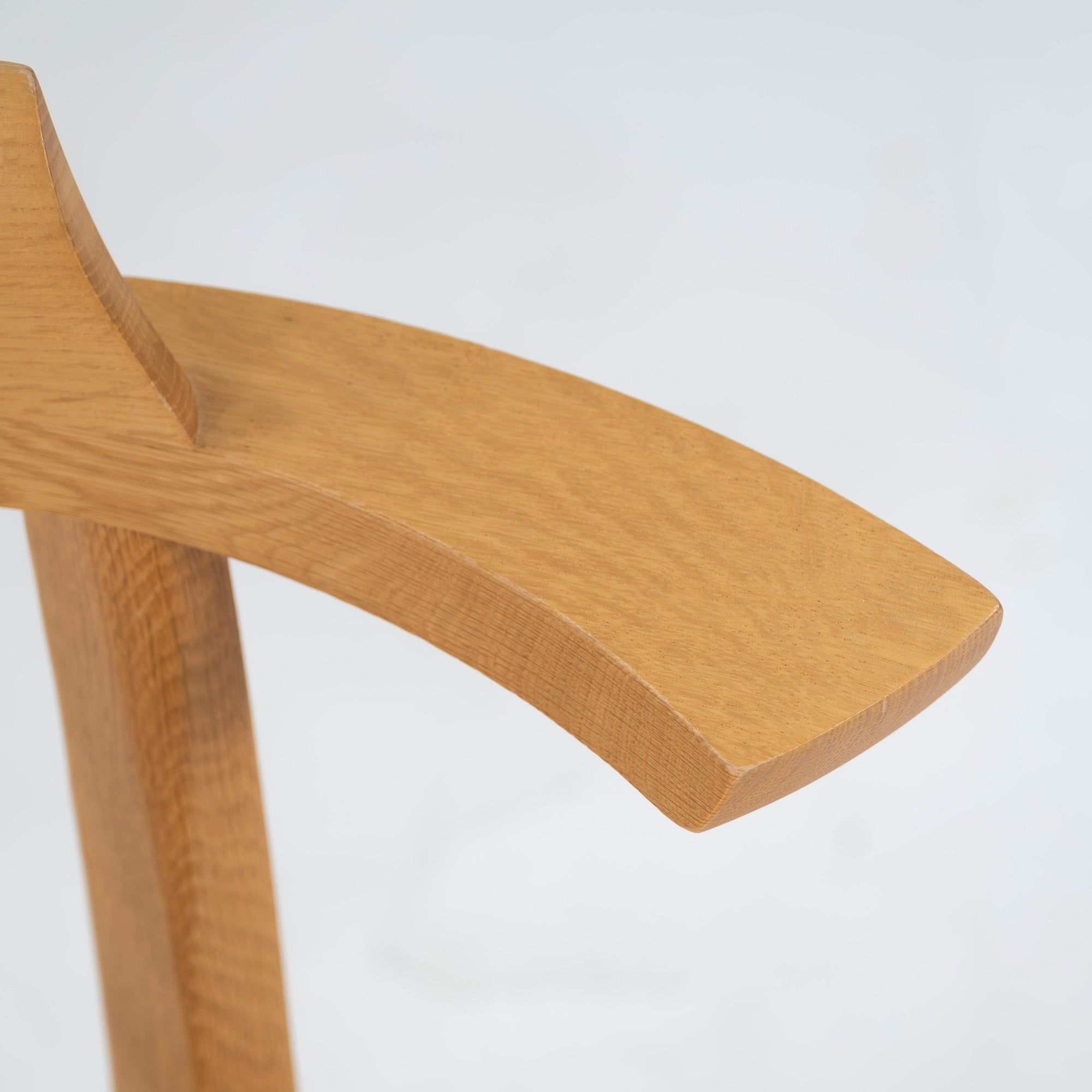 Dining chair Kashiwa Mokko OB21 Sophie wooden seat (1) Half arm chair Oak wood Solid wood Oak wood Natural modern Japanese modern Hida IDC Otsuka
