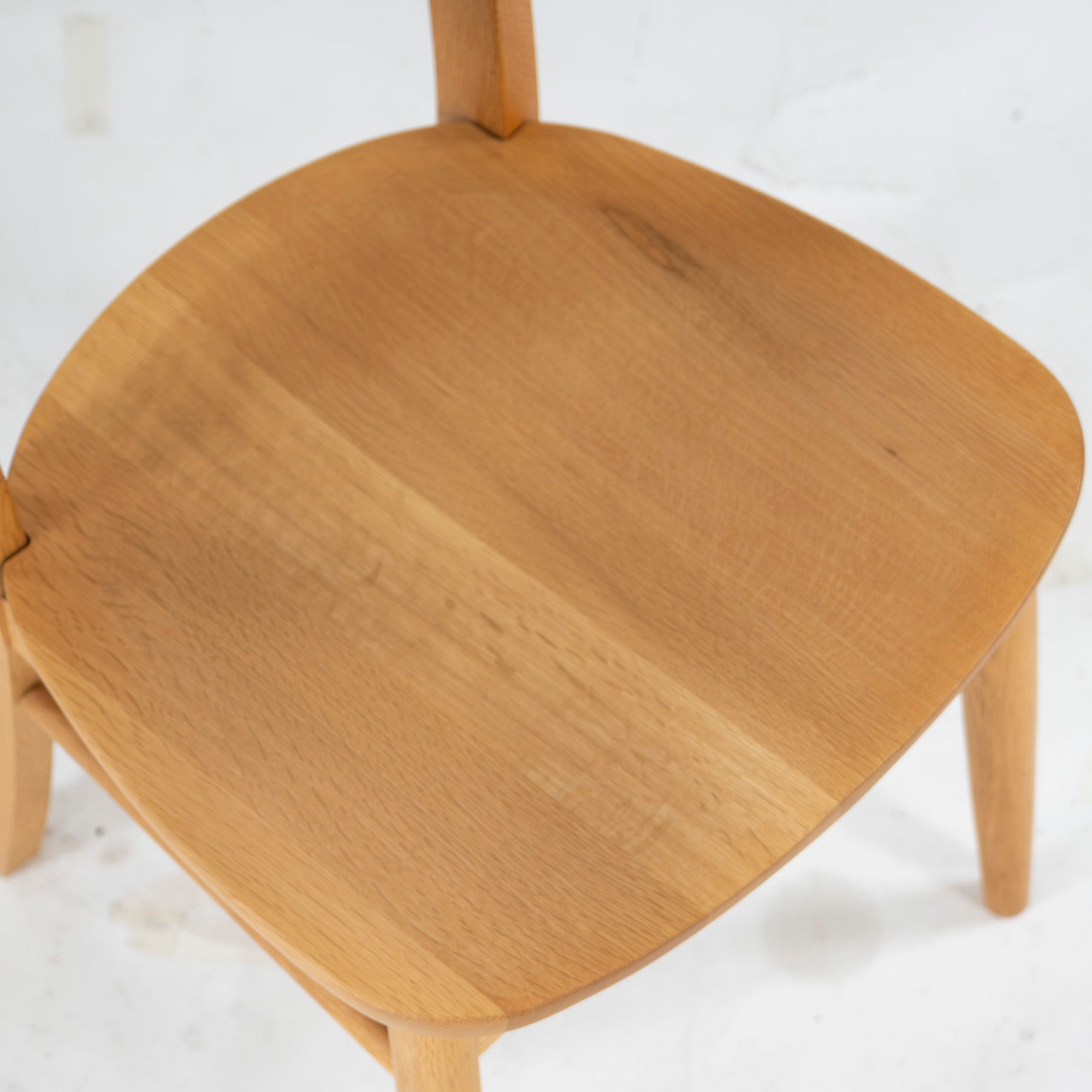 Dining chair Kashiwa Mokko OB21 Sophie plank seat (2) half arm chair oak wood solid wood oak wood natural modern Japanese modern Hida IDC Otsuka
