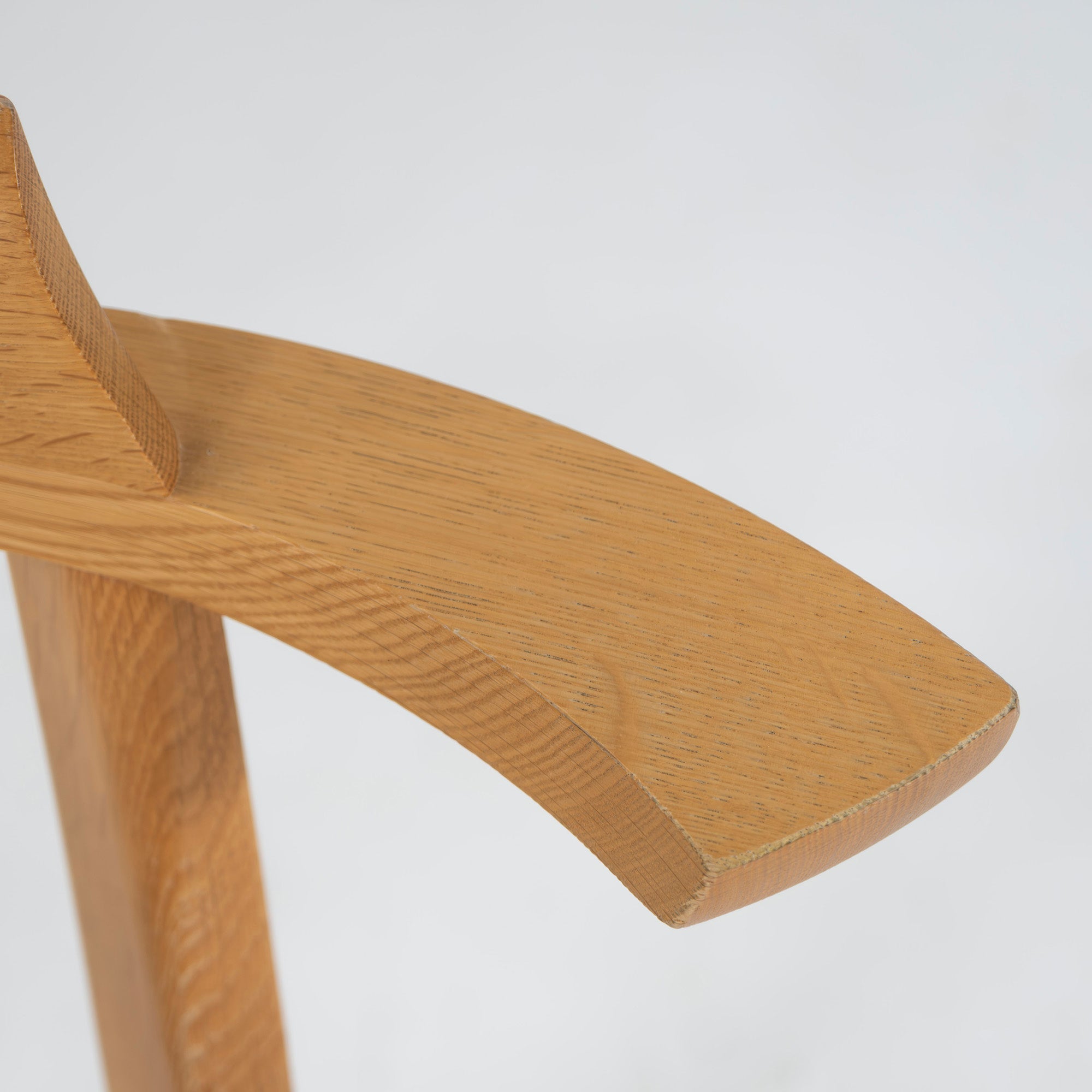 Dining chair Kashiwa Mokko OB21 Sophie plank seat (3) half arm chair oak wood solid wood oak wood natural modern Japanese modern Hida IDC Otsuka
