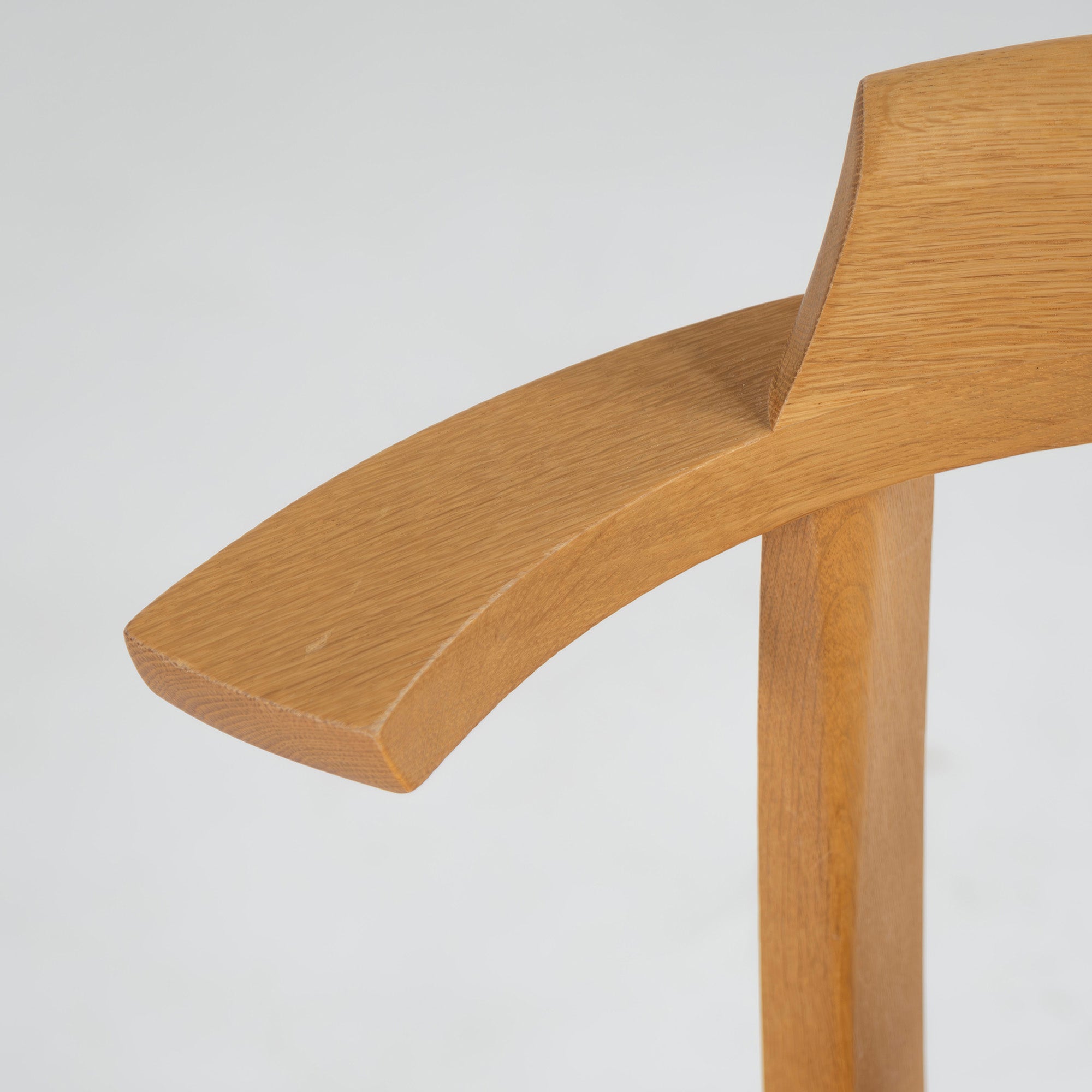 Dining chair Kashiwa Mokko OB21 Sophie plank seat (4) half arm chair oak wood solid wood oak wood natural modern Japanese modern Hida IDC Otsuka