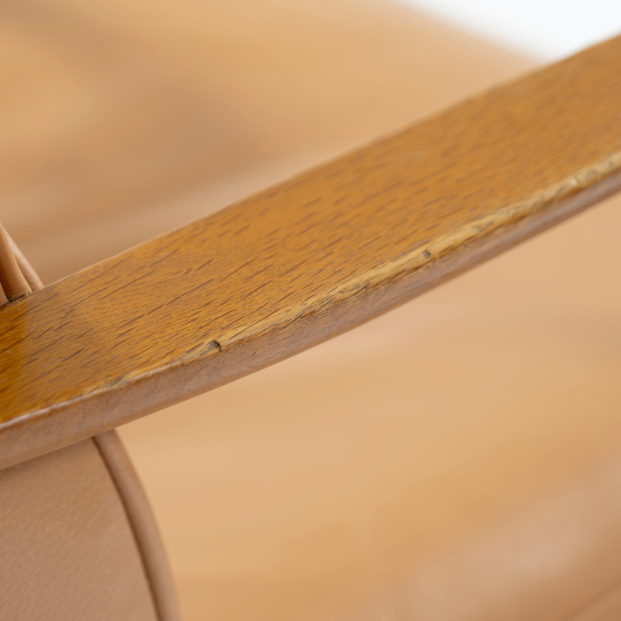 Dining chair Hida Sangyo Woodpecker Enku Armchair (1) Oak wood Genuine leather Natural modern Japanese modern Toshimitsu Sasaki