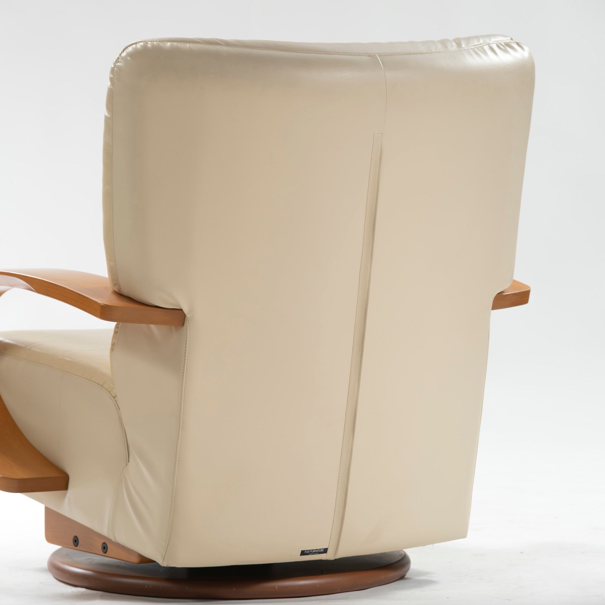 ラウンジチェア フジファニチャー FUJI FURNITURE スウィベルチェア 本革 レザー 回転式 シングルソファ 1Pソファ 1人掛け
