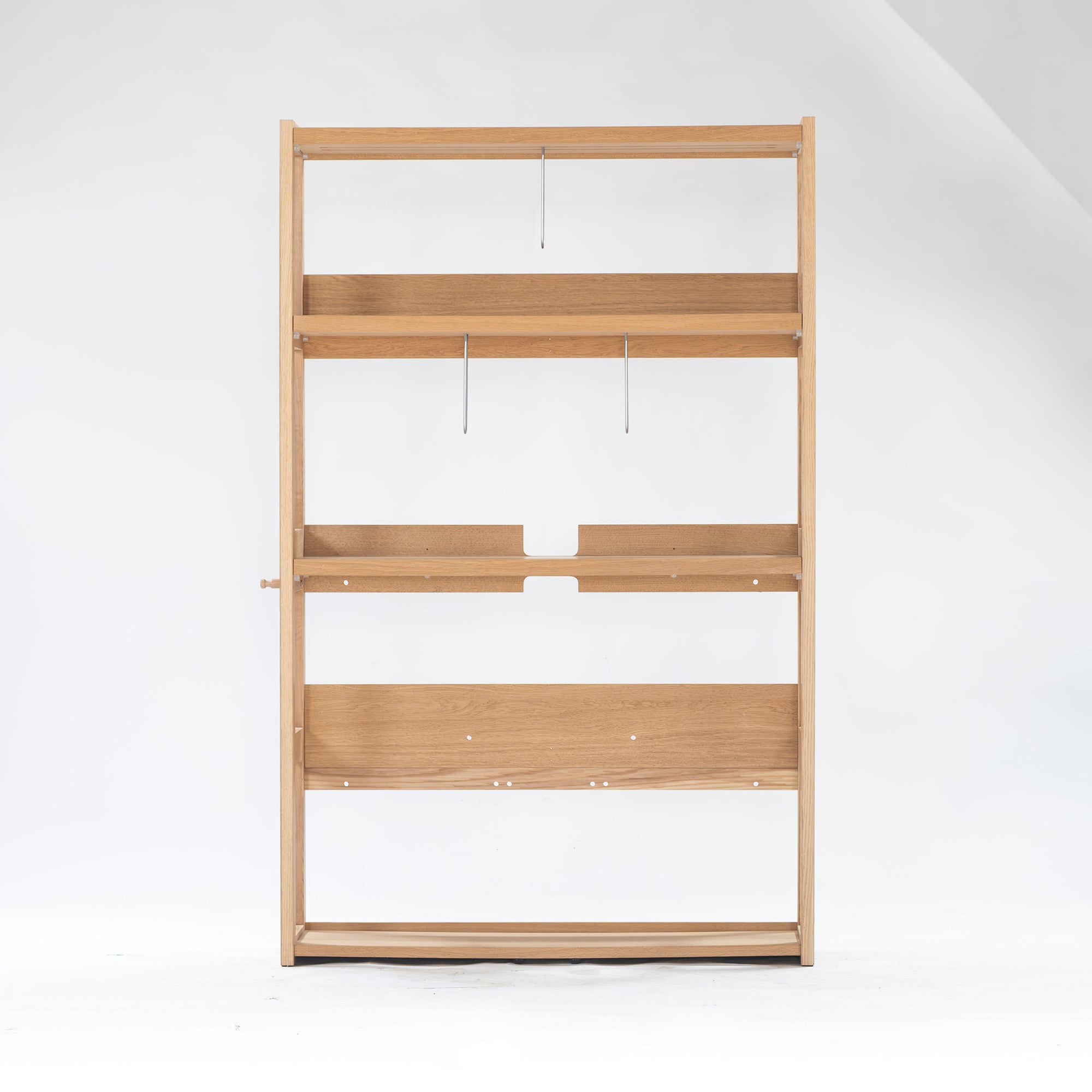 Shelf Karimoku Buona scelta QT3075ME Open Shelf Pure Oak System Desk Living Room Storage