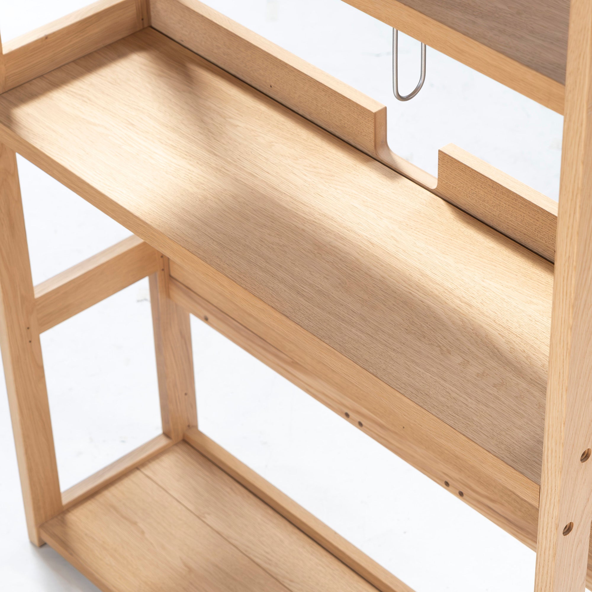 Shelf Karimoku Buona scelta QT3075ME Open Shelf Pure Oak System Desk Living Room Storage