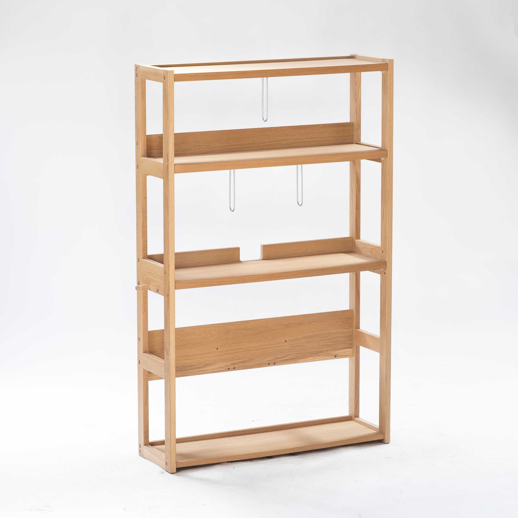 Shelf Karimoku Buona scelta QT3075ME Open Shelf Pure Oak System Desk Living Room Storage