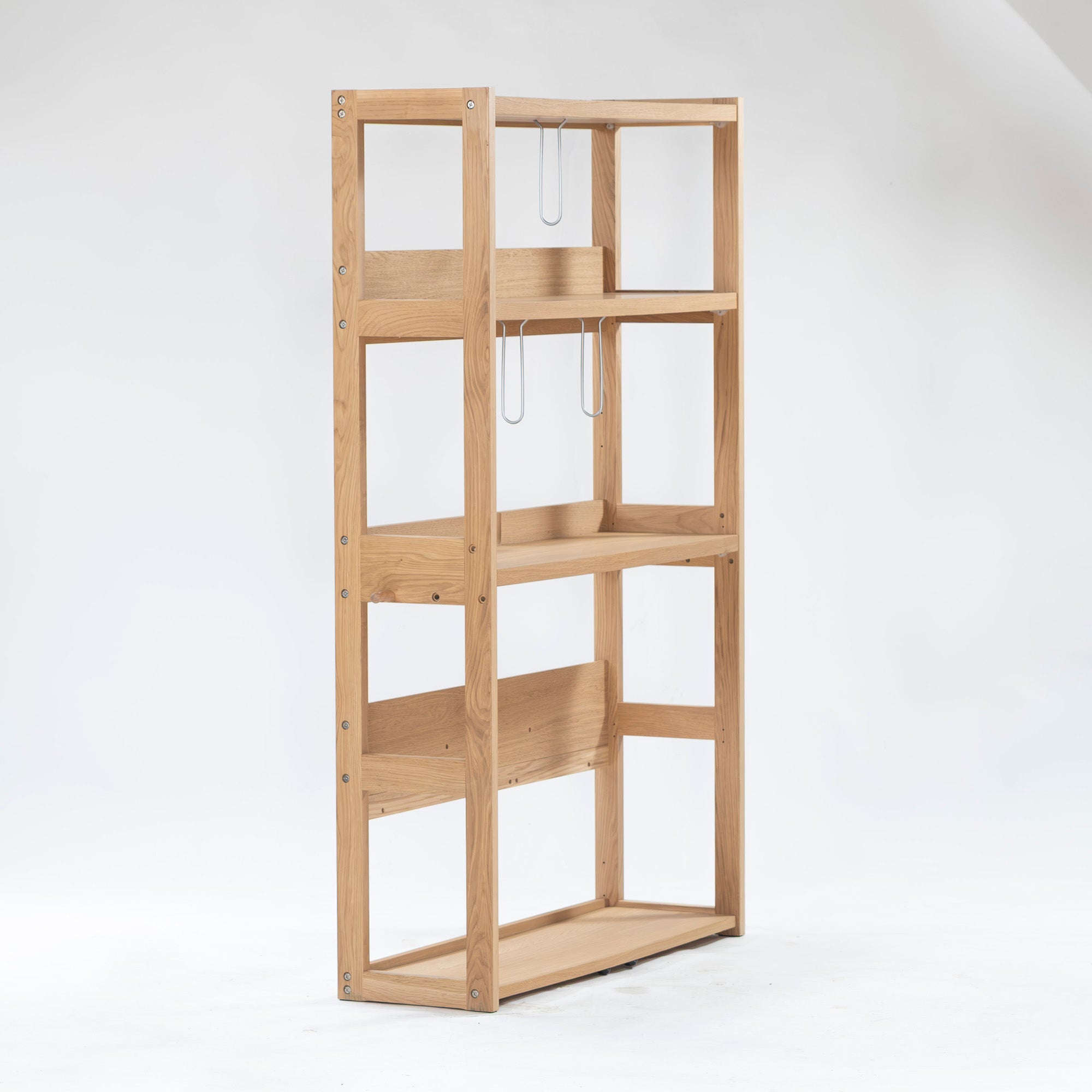 Shelf Karimoku Buona scelta QT3075ME Open Shelf Pure Oak System Desk Living Room Storage