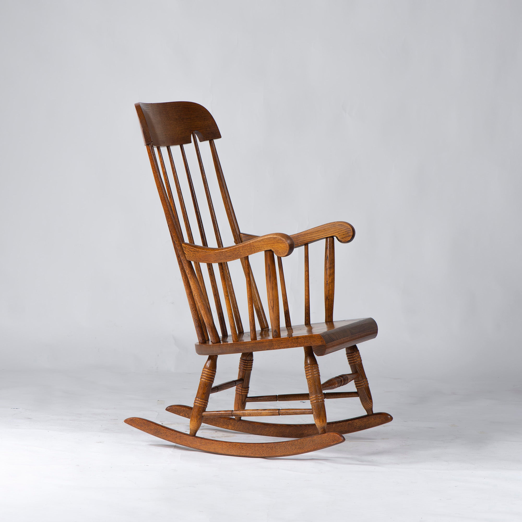 Rocking chair, Hida Sangyo, HIDA, Woodpecker, Oak, Showa retro, Antique, Vintage, Oak, Lounge chair