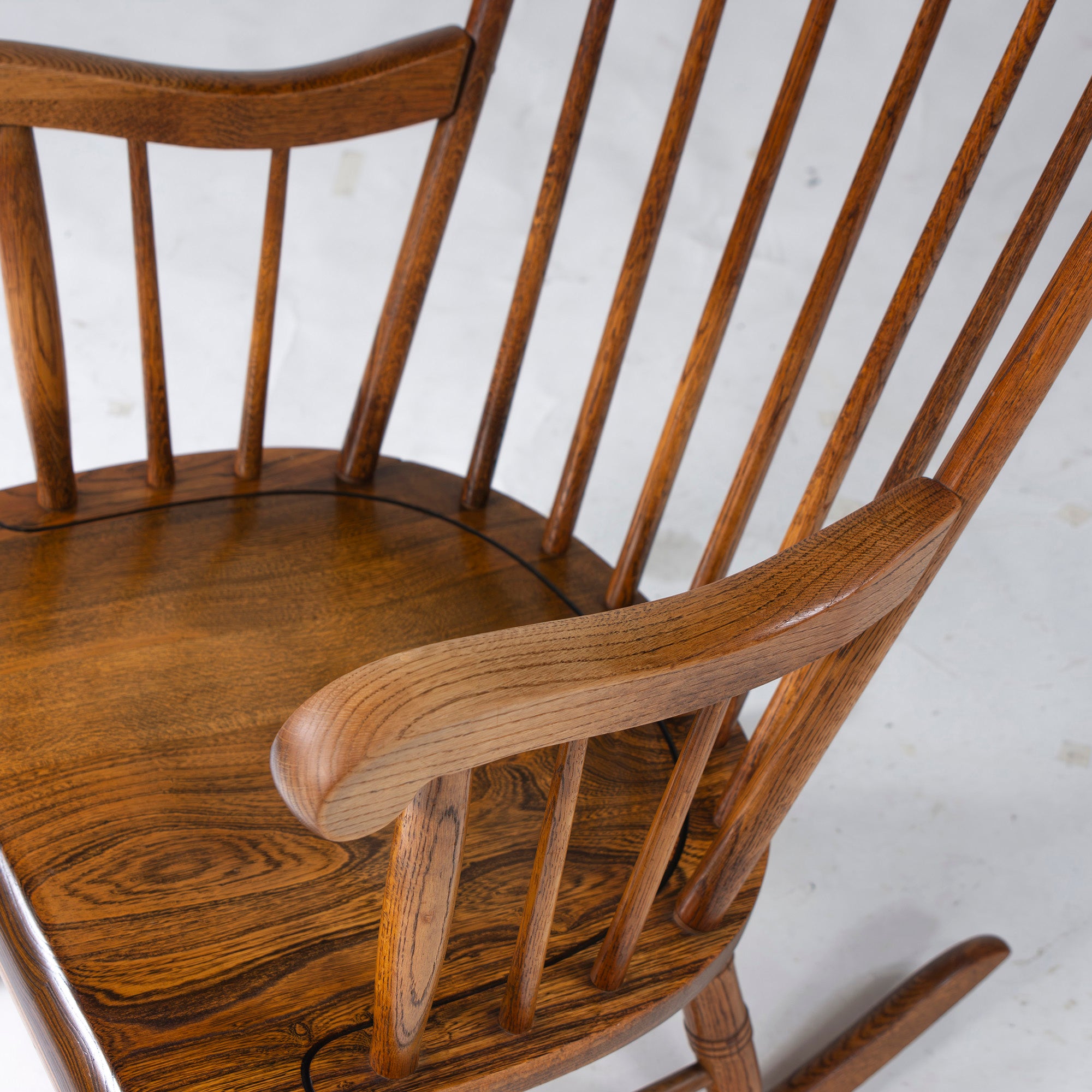 Rocking chair, Hida Sangyo, HIDA, Woodpecker, Oak, Showa retro, Antique, Vintage, Oak, Lounge chair