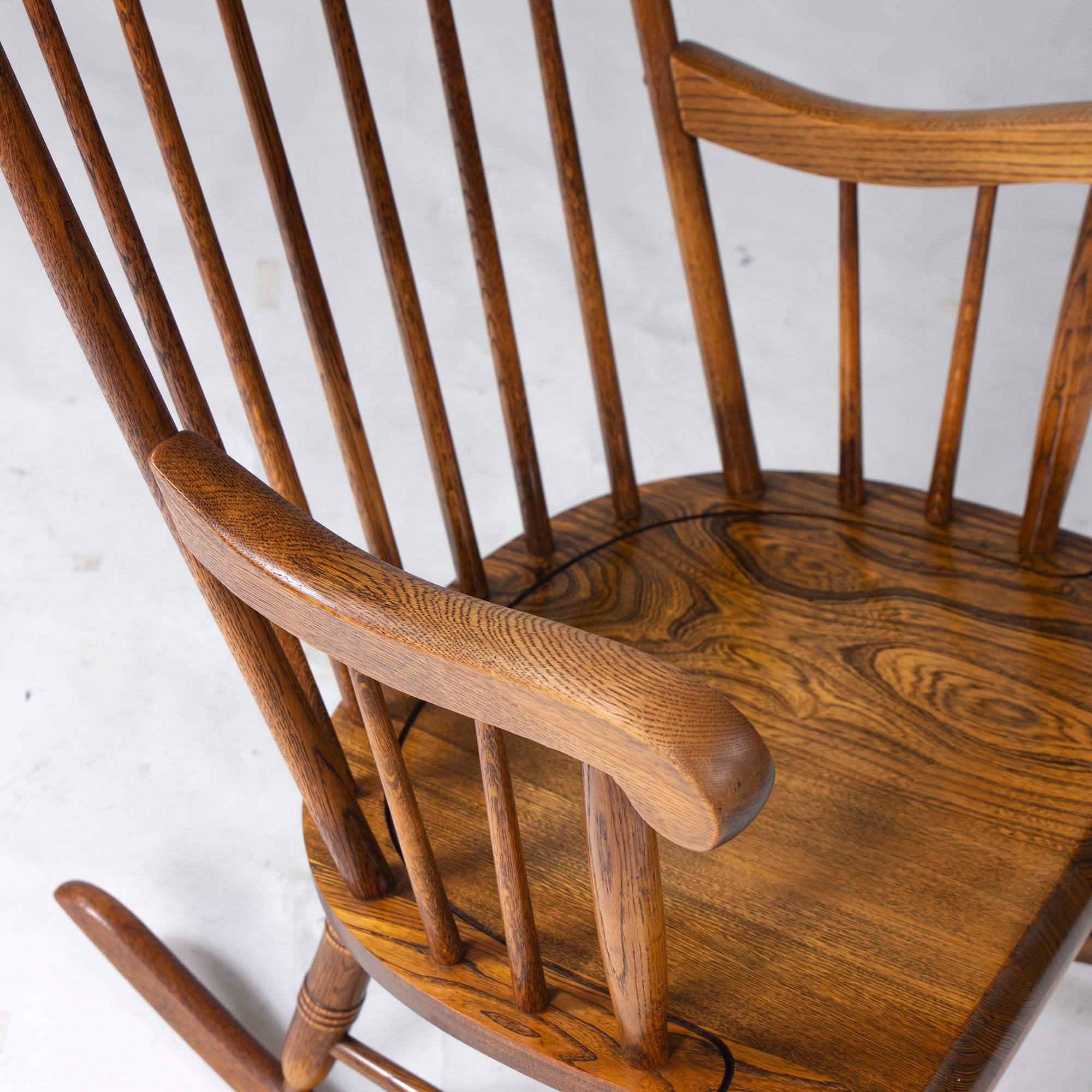 Rocking chair, Hida Sangyo, HIDA, Woodpecker, Oak, Showa retro, Antique, Vintage, Oak, Lounge chair