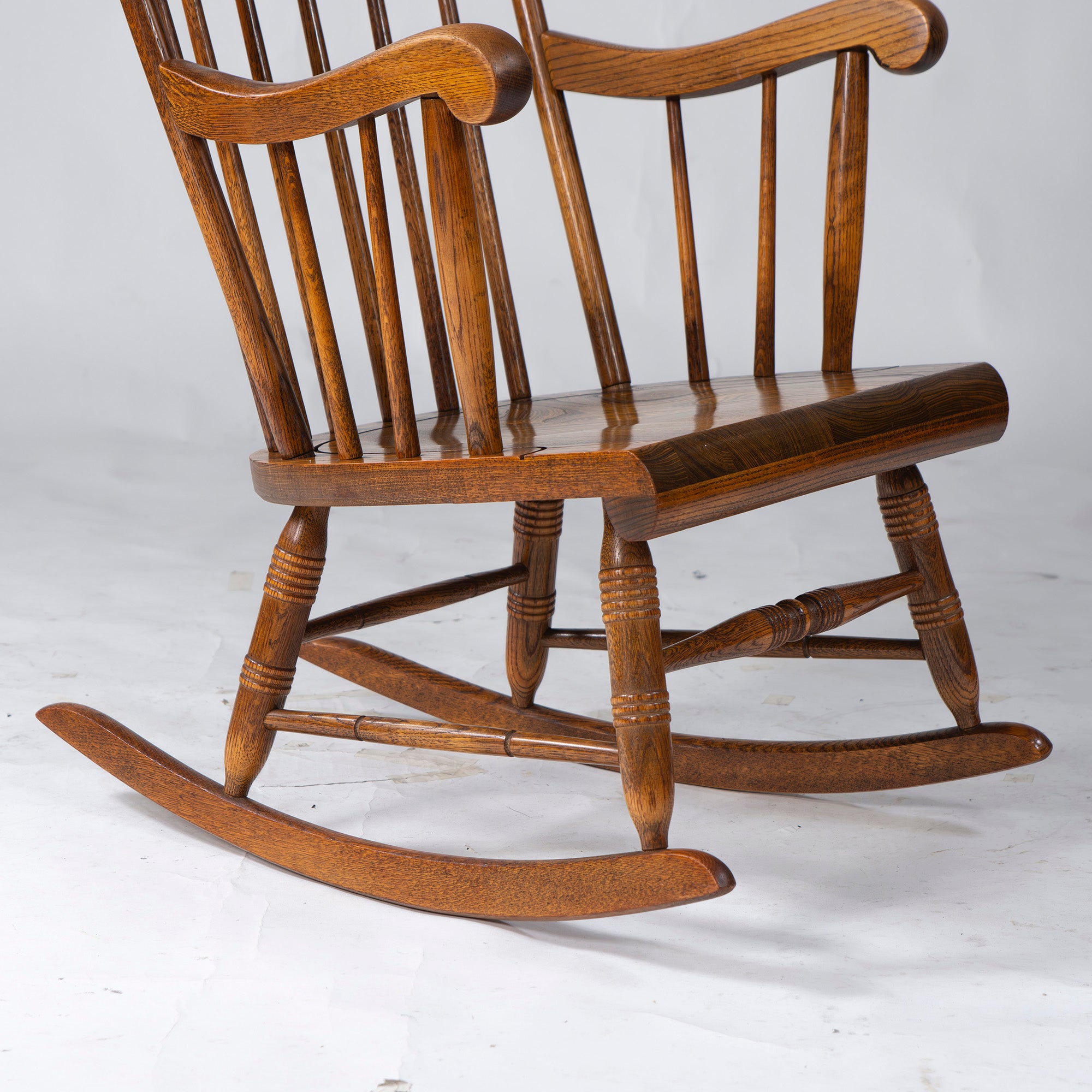 Rocking chair, Hida Sangyo, HIDA, Woodpecker, Oak, Showa retro, Antique, Vintage, Oak, Lounge chair