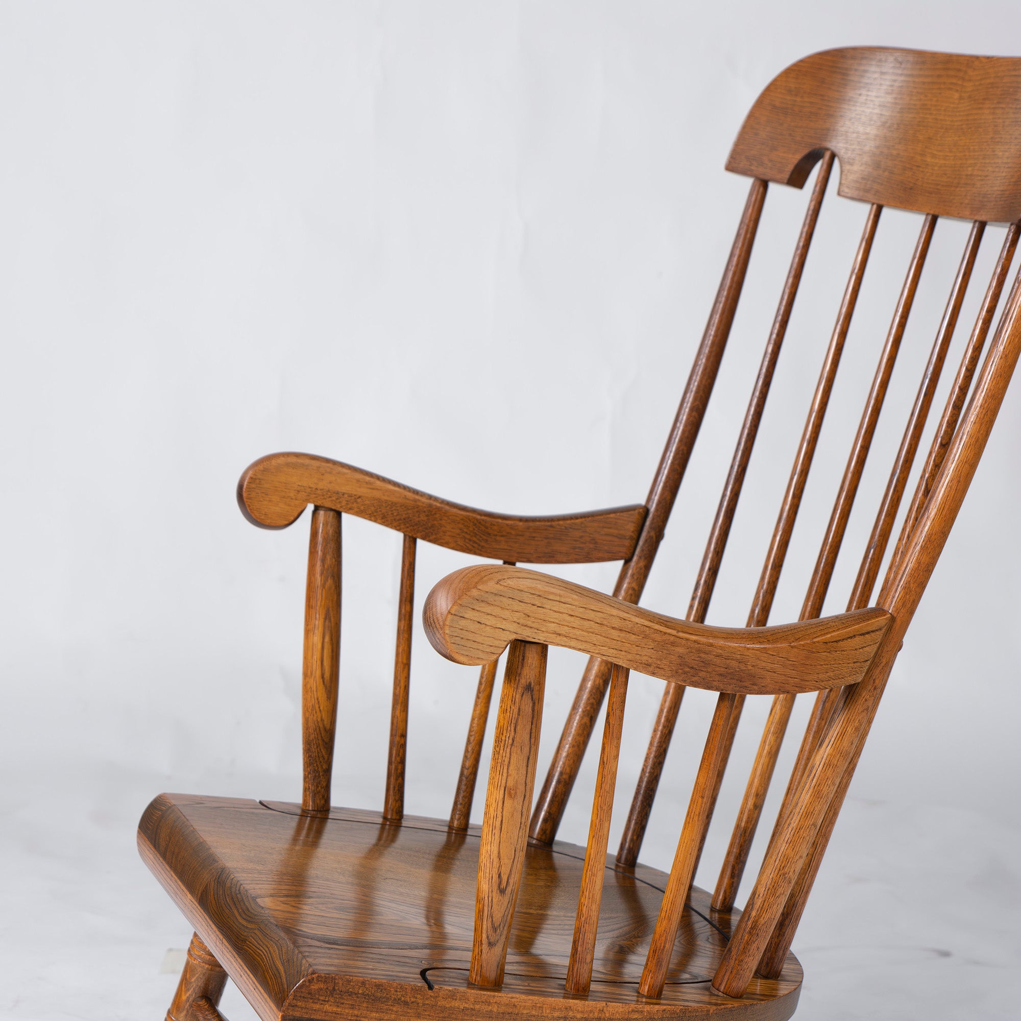 Rocking chair, Hida Sangyo, HIDA, Woodpecker, Oak, Showa retro, Antique, Vintage, Oak, Lounge chair