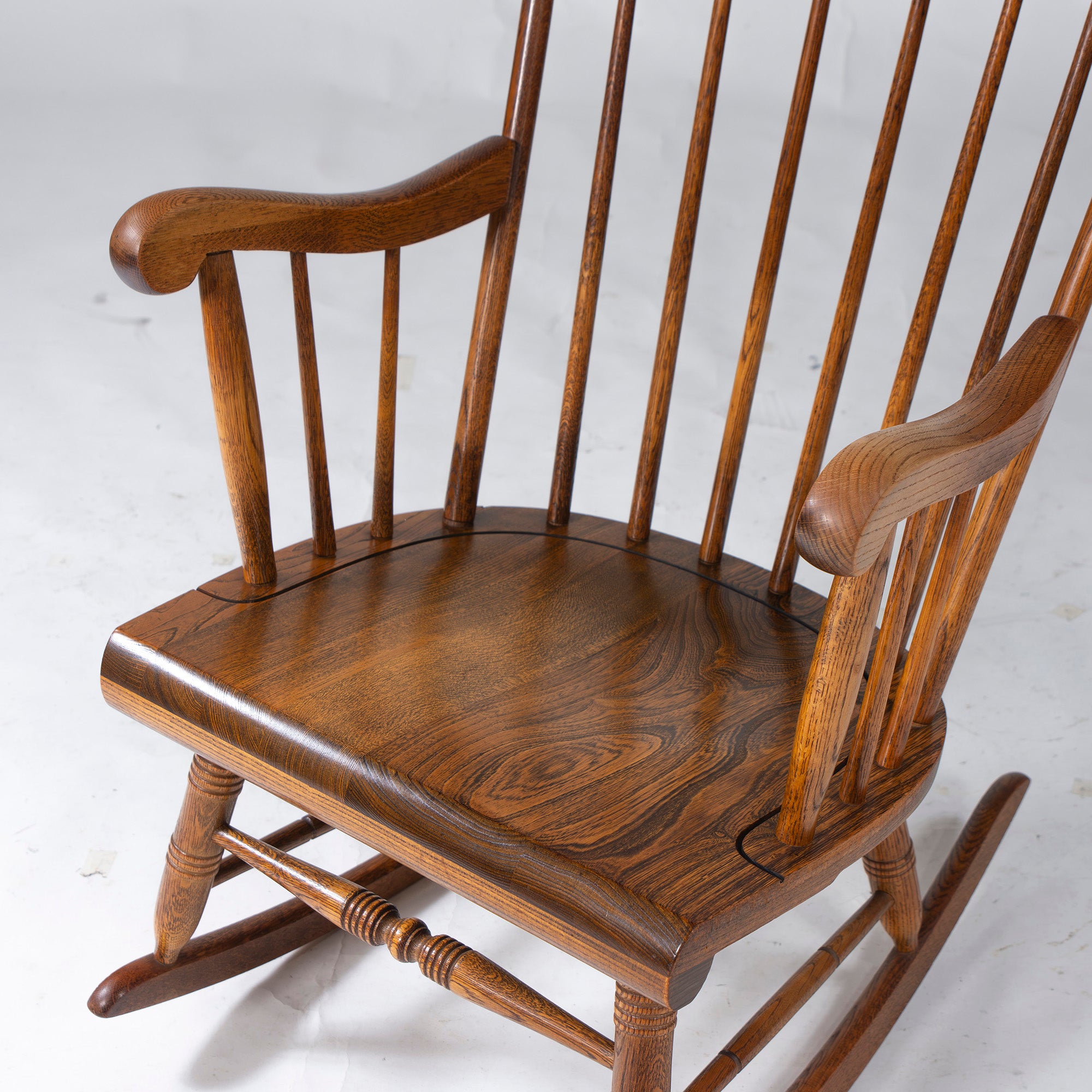 Rocking chair, Hida Sangyo, HIDA, Woodpecker, Oak, Showa retro, Antique, Vintage, Oak, Lounge chair