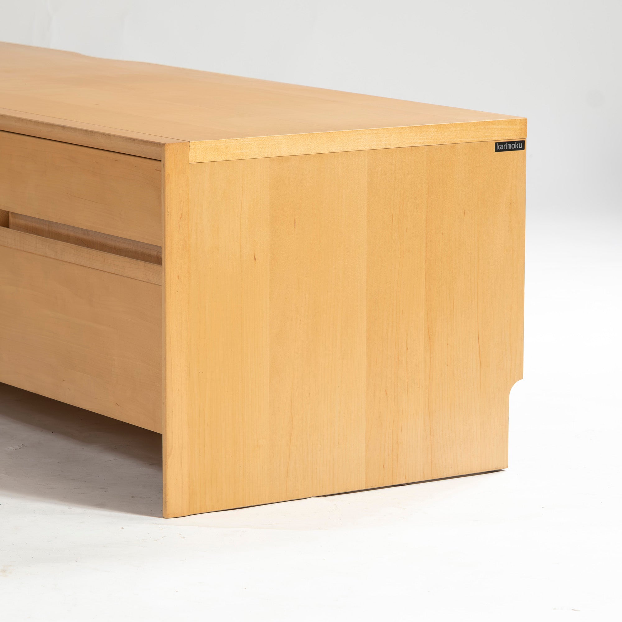 テレビボード カリモク karimoku QU62 ピュアビーチ w180 AVキャビネット ローボード リビング収納 収納家具 和モダン ナチュラル