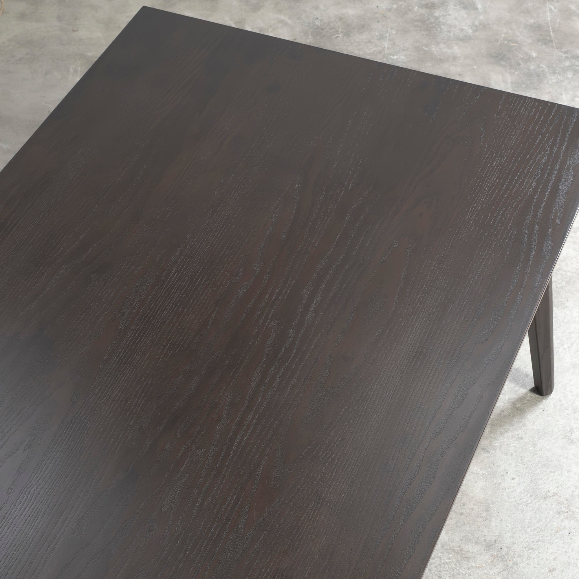 Dining table AD CORE A-mode MD-1202 w210 White ash material Amber black Nordic modern Simple modern