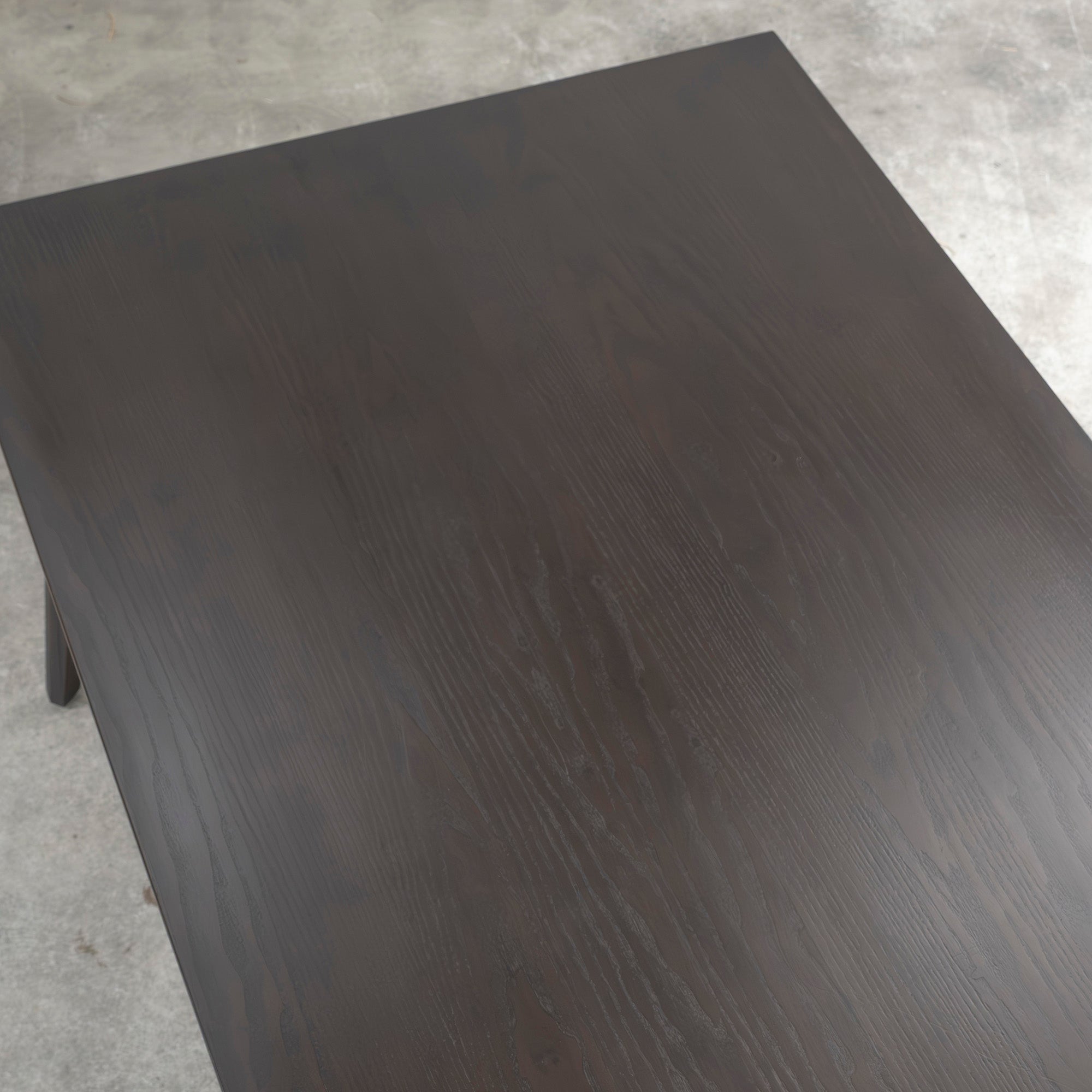 Dining table AD CORE A-mode MD-1202 w210 White ash material Amber black Nordic modern Simple modern