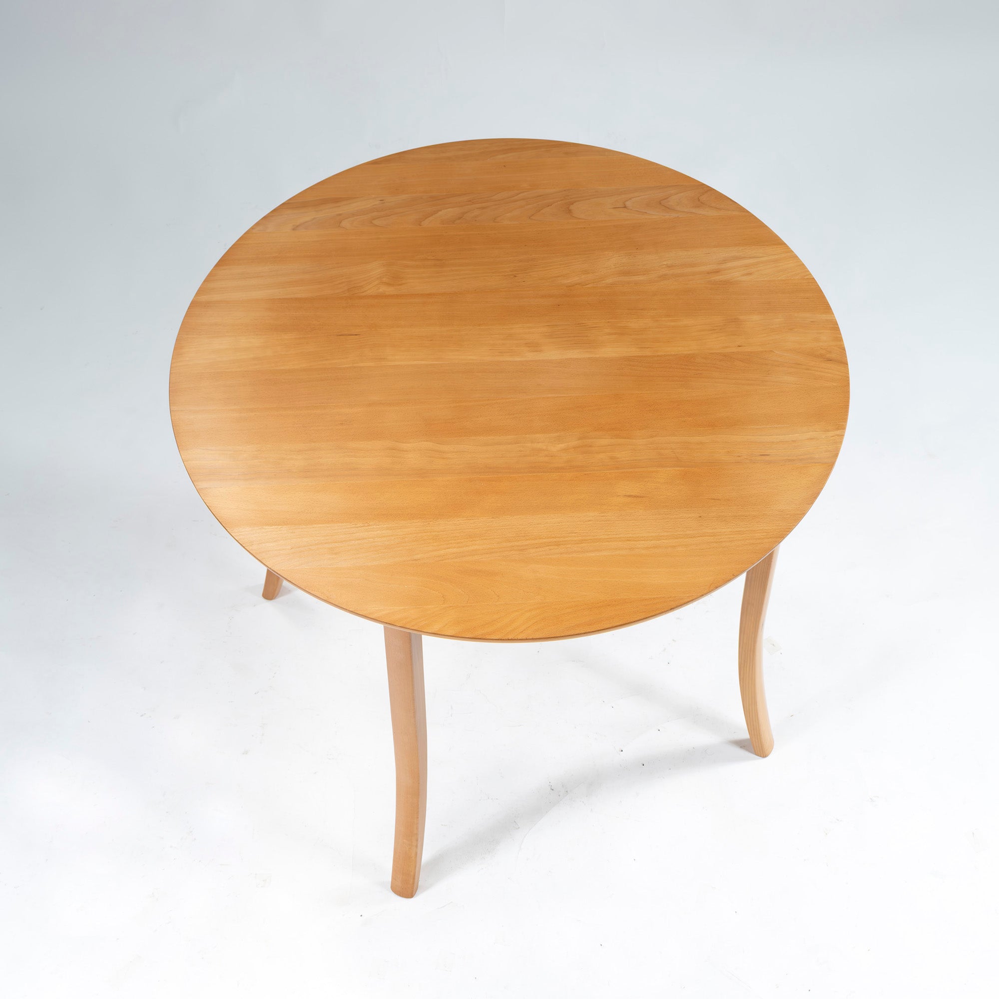 Dining table JL Moller JLMOLLER round table beech wood φ90 solid wood Nordic Danish made natural modern round table