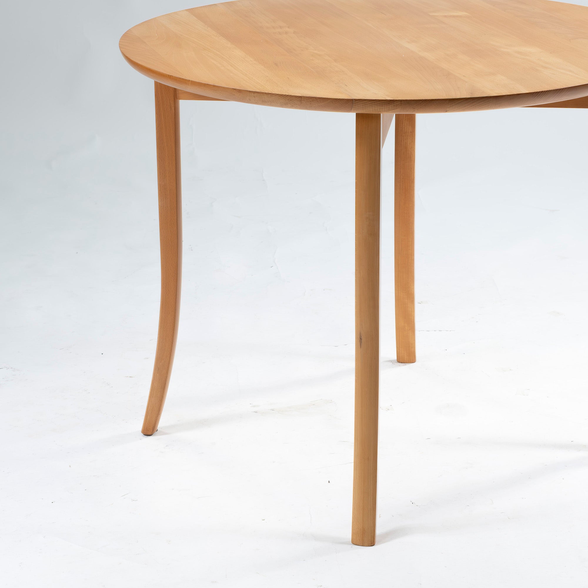 Dining table JL Moller JLMOLLER round table beech wood φ90 solid wood Nordic Danish made natural modern round table
