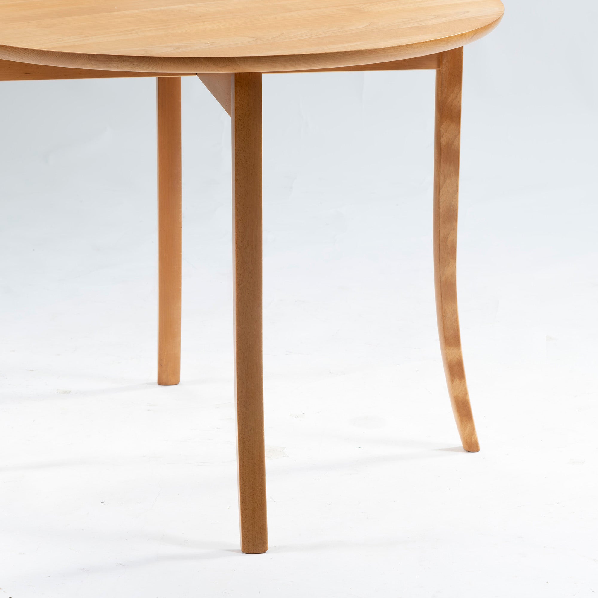 Dining table JL Moller JLMOLLER round table beech wood φ90 solid wood Nordic Danish made natural modern round table