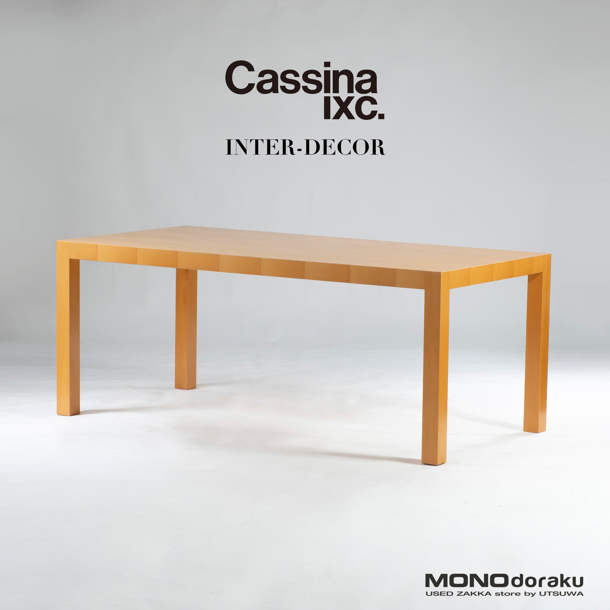 Dining table INTERDECOR Cassina IXC. MATRIX Dining table Beech wood w180 Modern