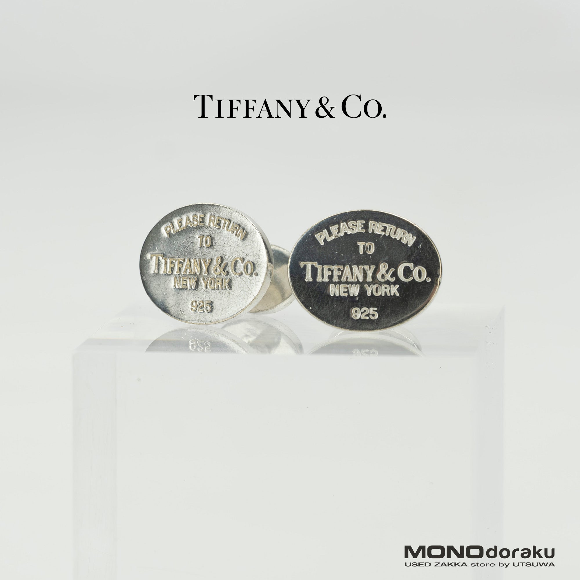 Tiffany & Co. Return to Tiffany Cufflinks Silver 925