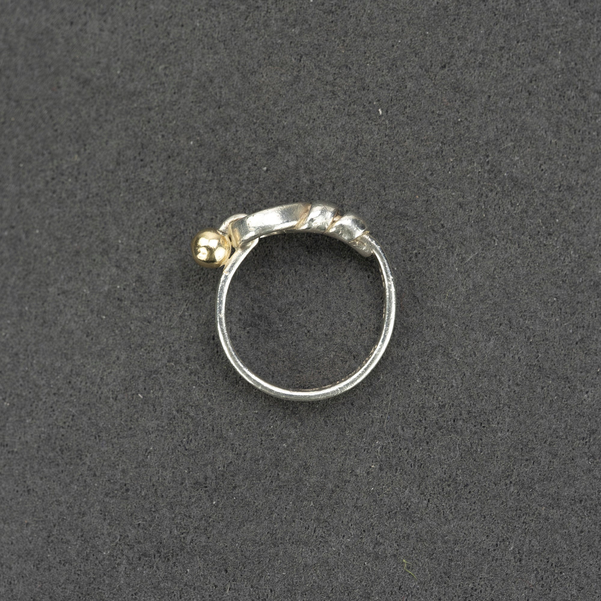 Tiffany & Co. Flat Wire Love Knot Ring, Size 8, Women's Accessory, 925 Silver, 18K