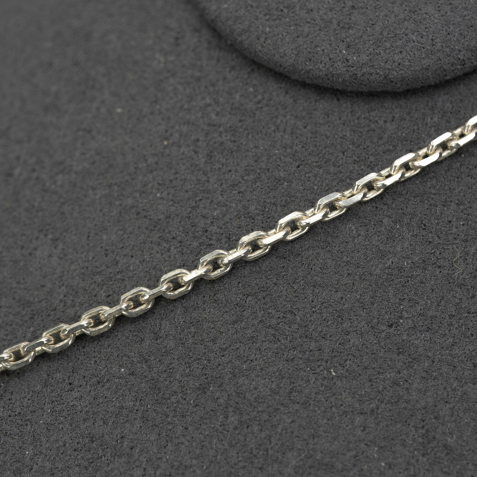 CHANEL Clover motif necklace, silver 925, vintage