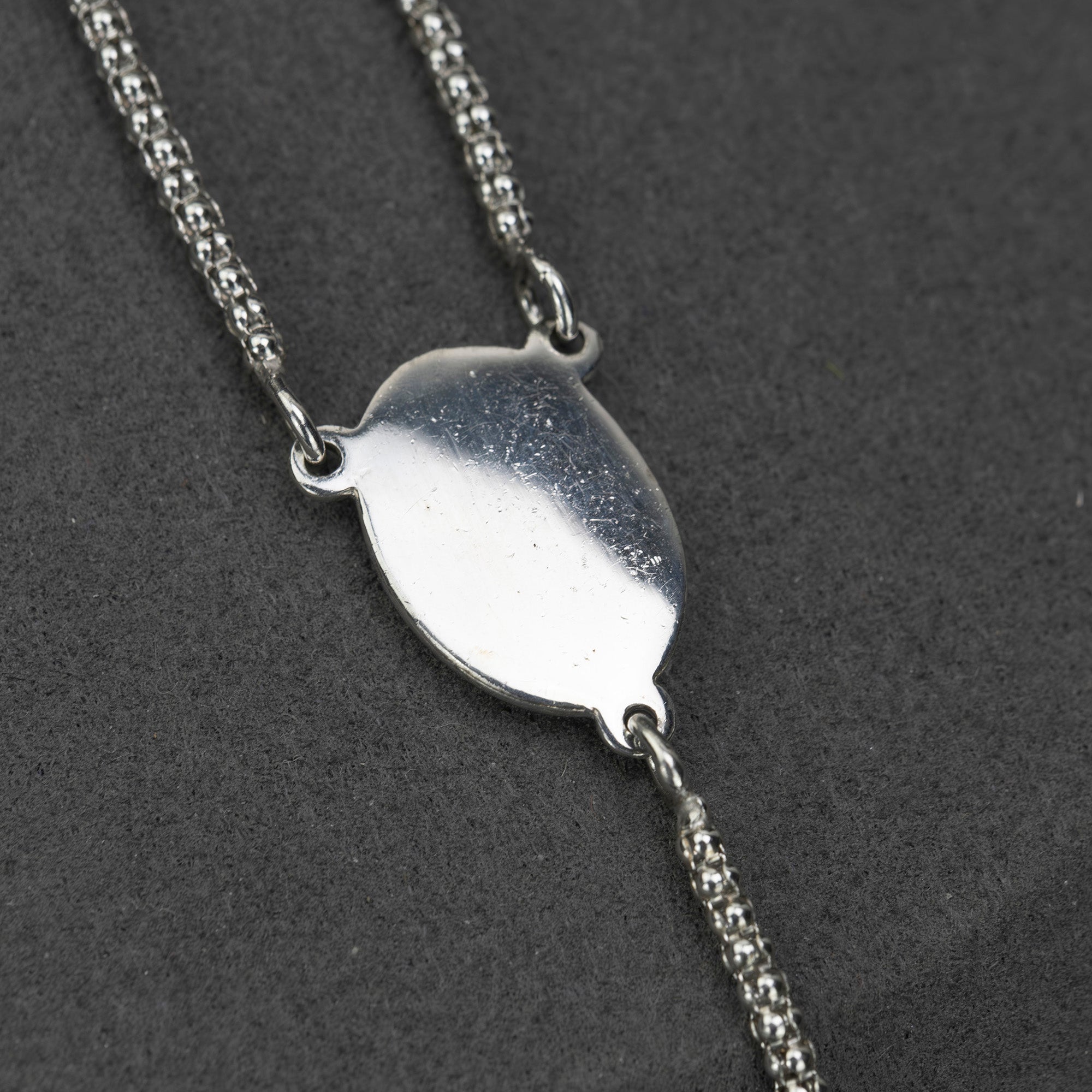 Dolce & Gabbana Rosario style necklace in silver 925