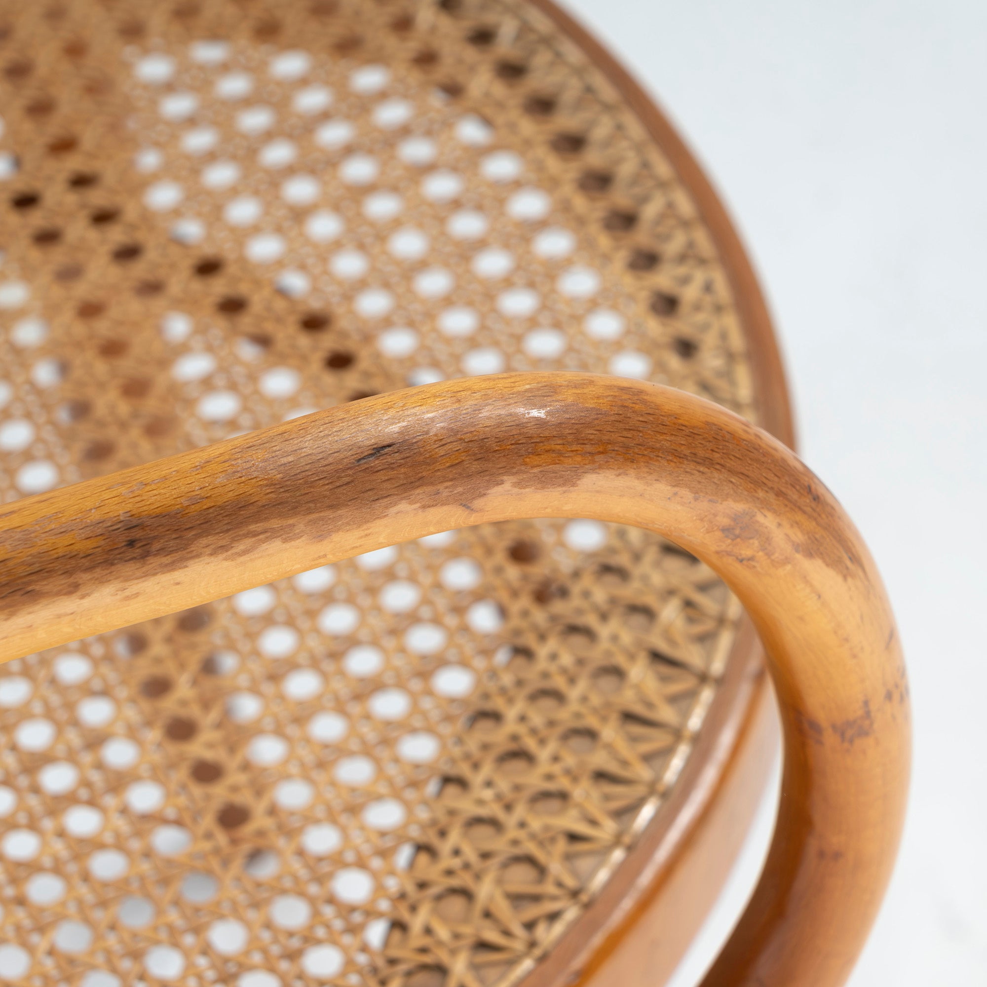 Vintage chair AIDEC bentwood chair made of beech and rattan from Czechoslovakia (1) THONET dining chair