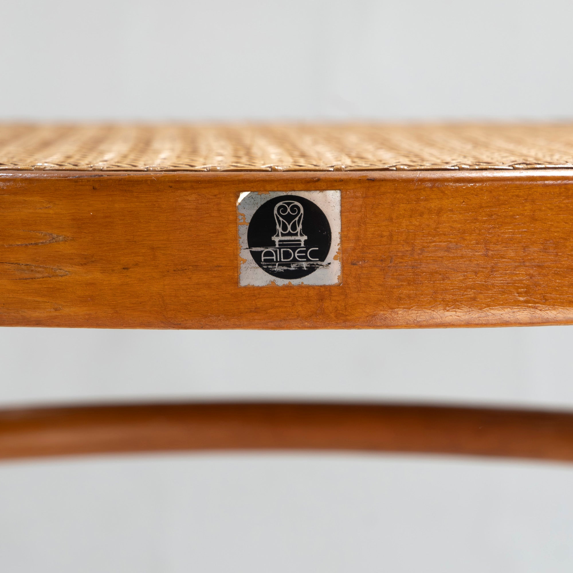 Vintage chair AIDEC bentwood chair made of beech and rattan from Czechoslovakia (1) THONET dining chair
