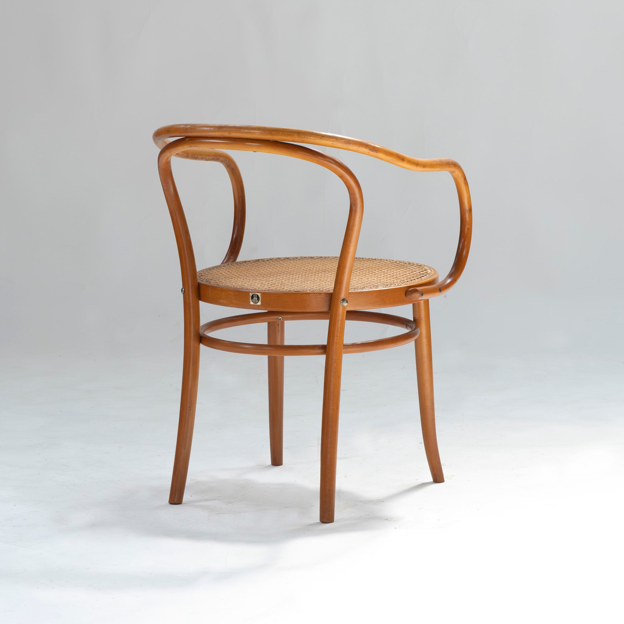 Vintage chair AIDEC bentwood chair made of beech and rattan from Czechoslovakia (1) THONET dining chair