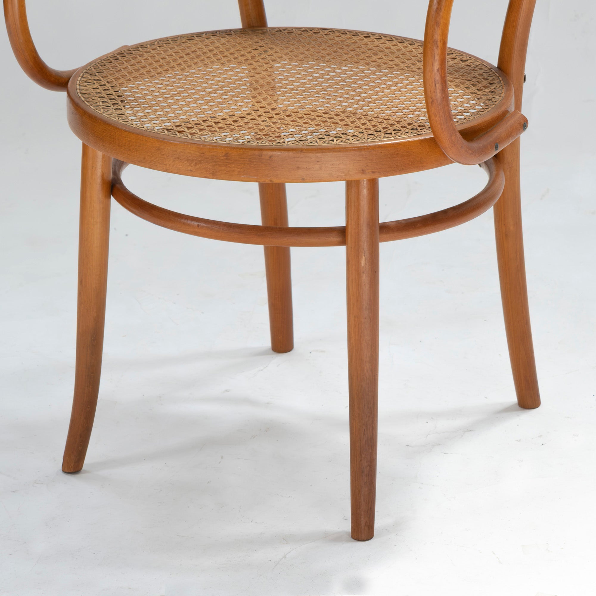 Vintage chair AIDEC bentwood chair made of beech and rattan from Czechoslovakia (1) THONET dining chair